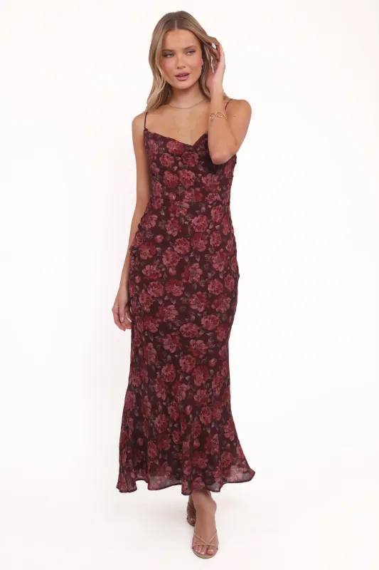 Esmeralda Maxi Dress - Pink Floral sold by Petal & Pup