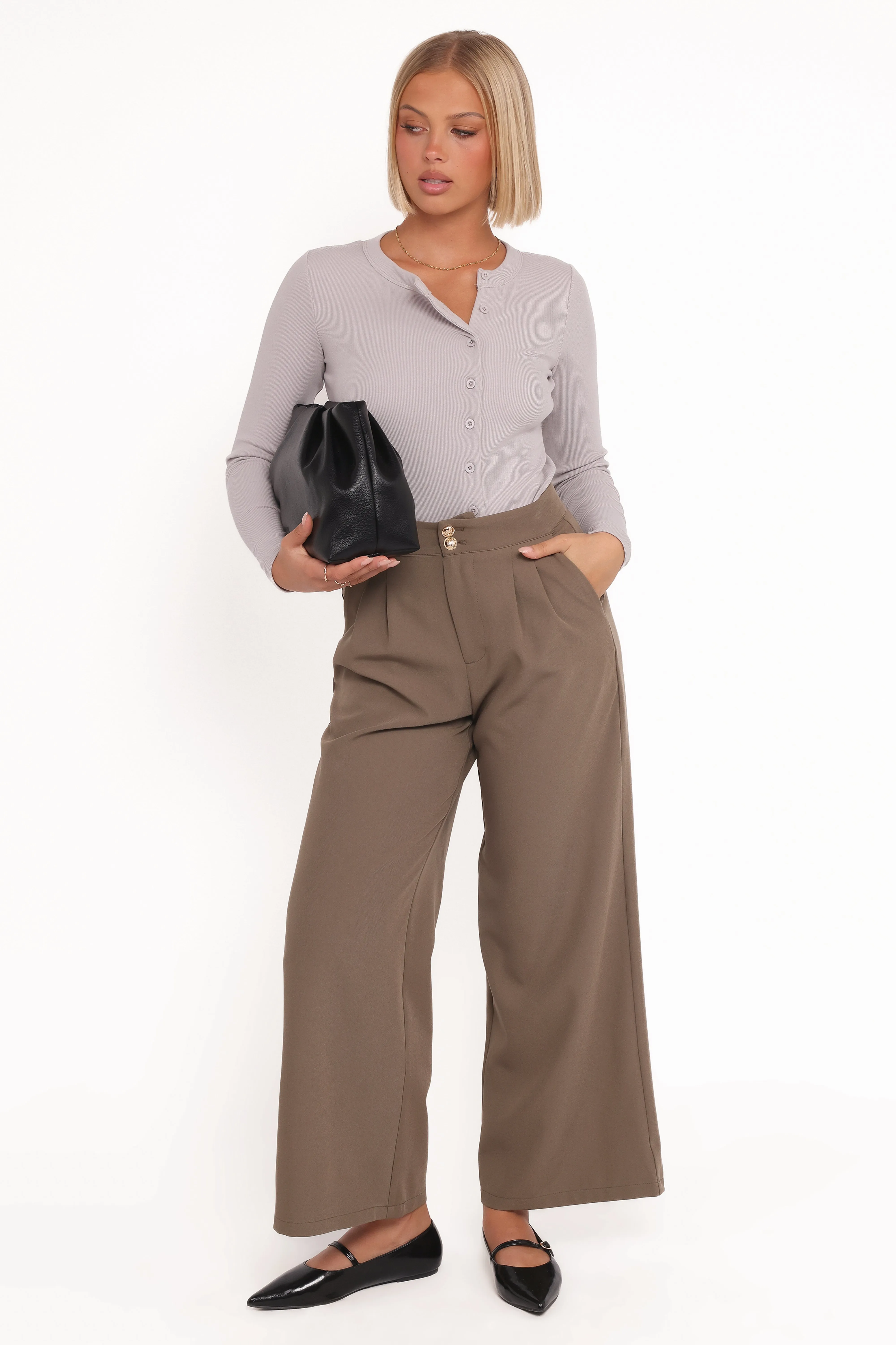 Curtis Pants - Taupe sold by Petal & Pup product image thumbnail 2