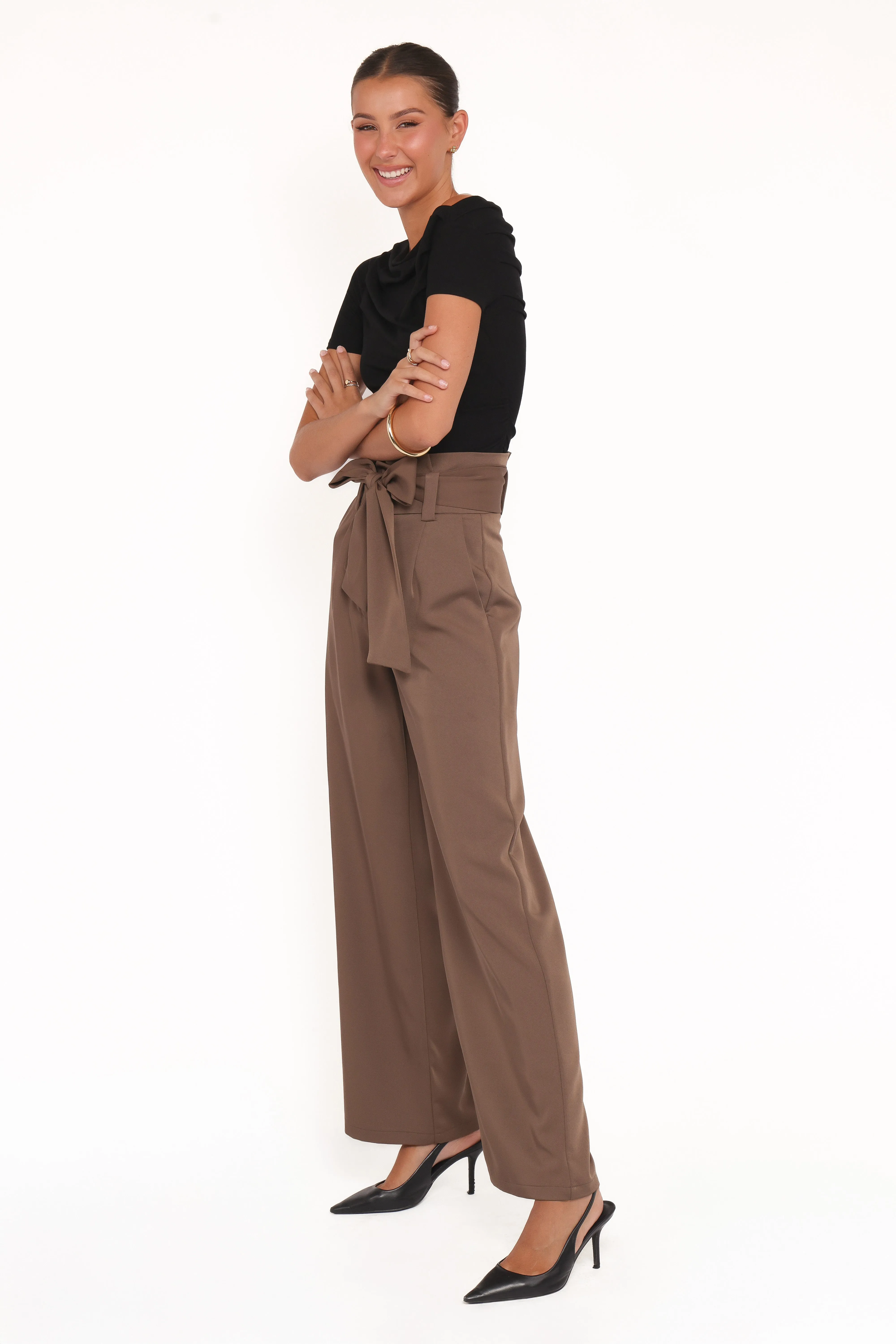 Kieran Pants - Ash Brown sold by Petal & Pup product image thumbnail 4