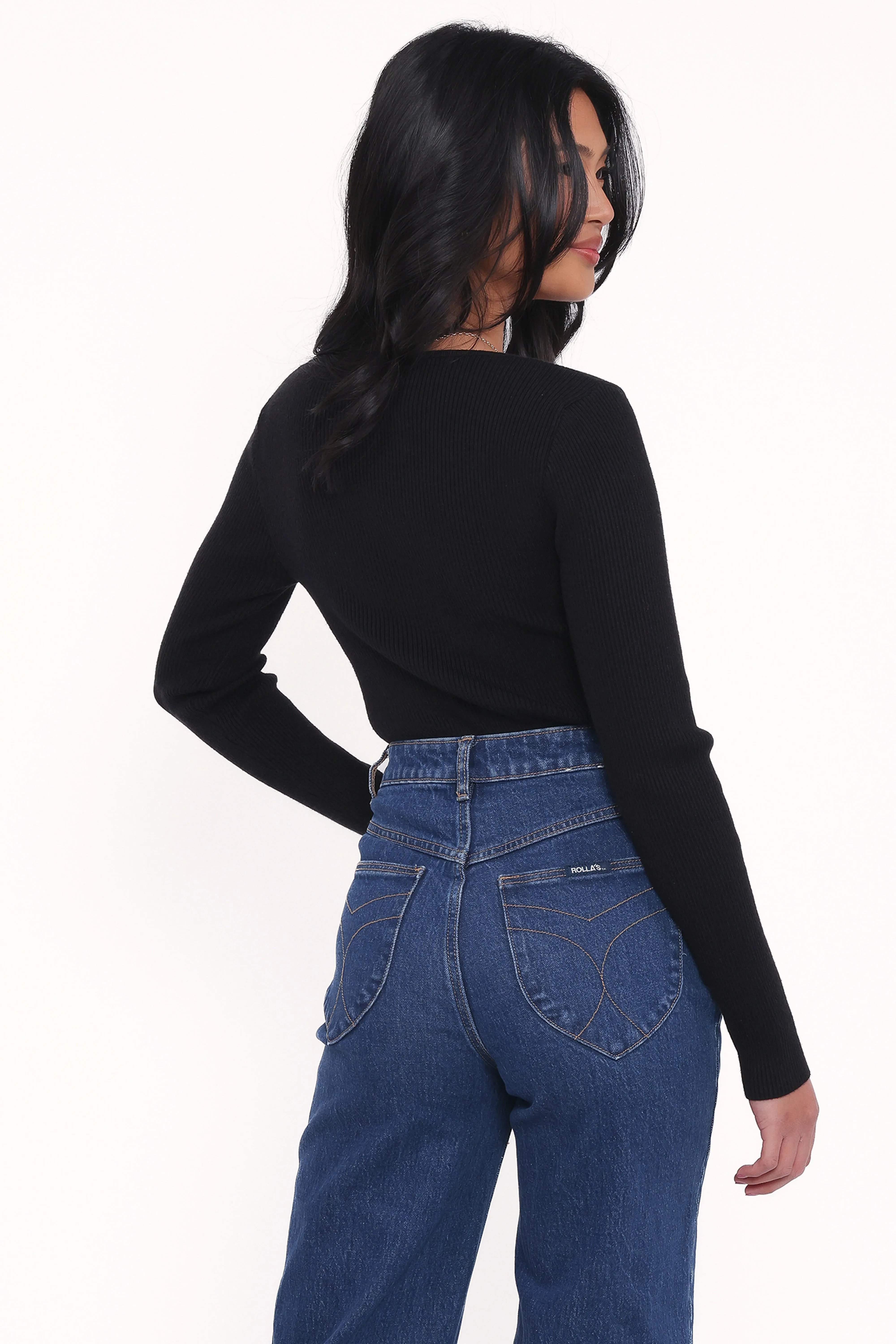Cooper Knit Top - Black sold by Petal & Pup product image thumbnail 4
