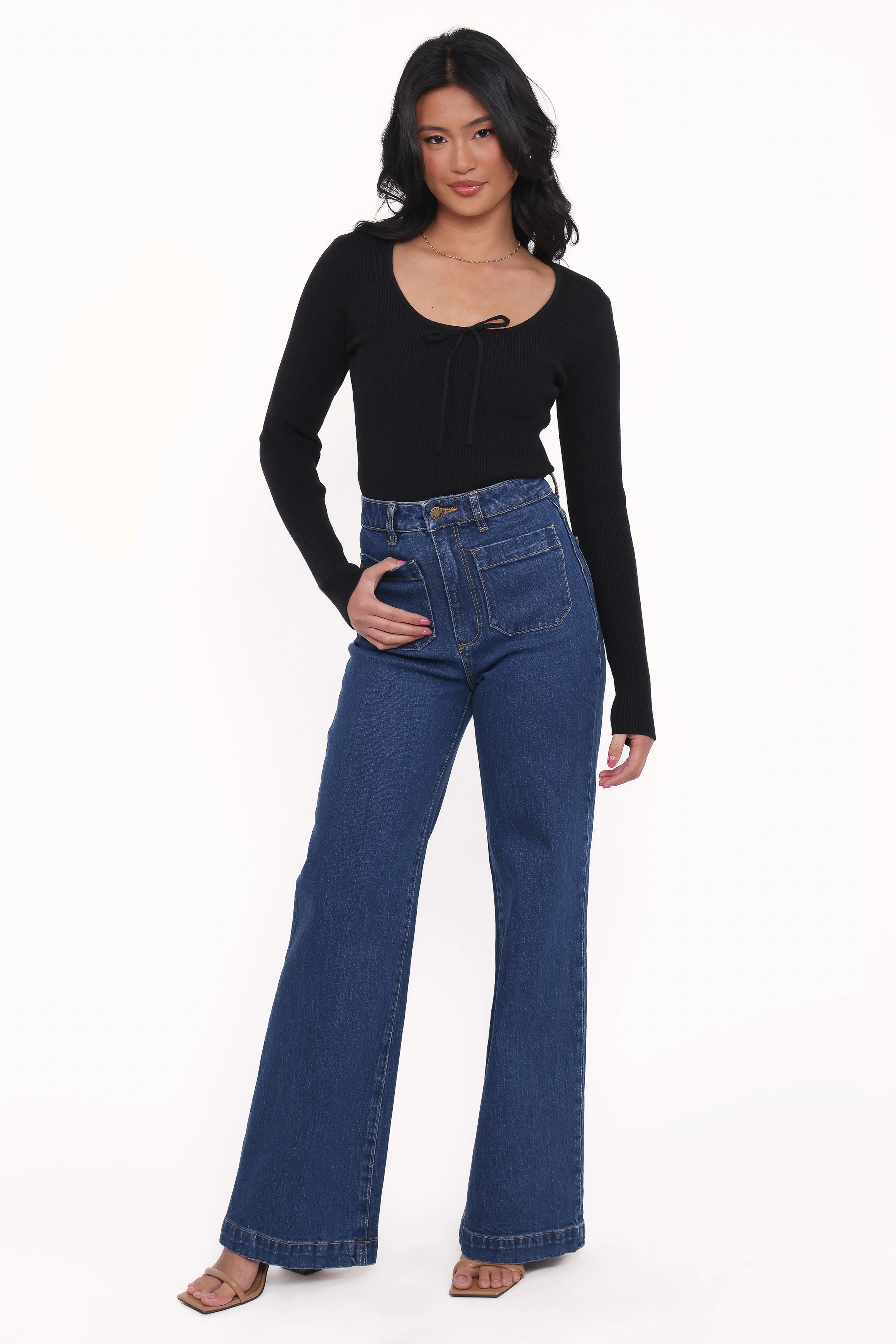 Cooper Knit Top - Black sold by Petal & Pup product image thumbnail 5