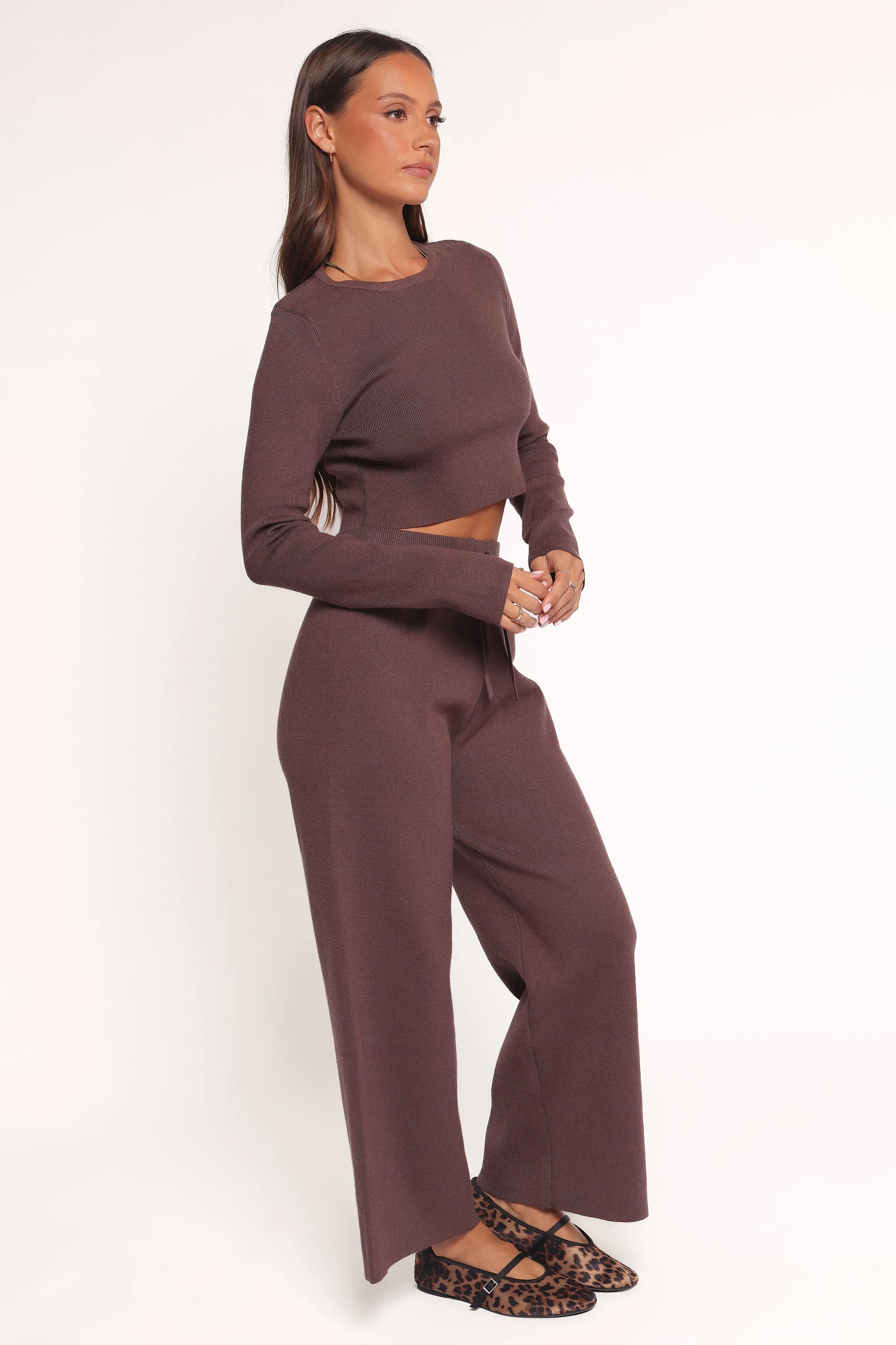 Ayers Long Sleeve Set - Chocolate Brown sold by Petal & Pup product image thumbnail 4