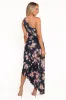 Kleo One Shoulder Maxi Dress - Navy Floral sold by Petal & Pup