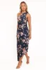 Kleo One Shoulder Maxi Dress - Navy Floral sold by Petal & Pup