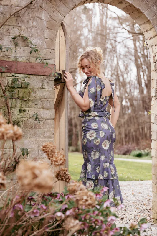 Luna Two Piece Set - Lavender Floral sold by Petal & Pup