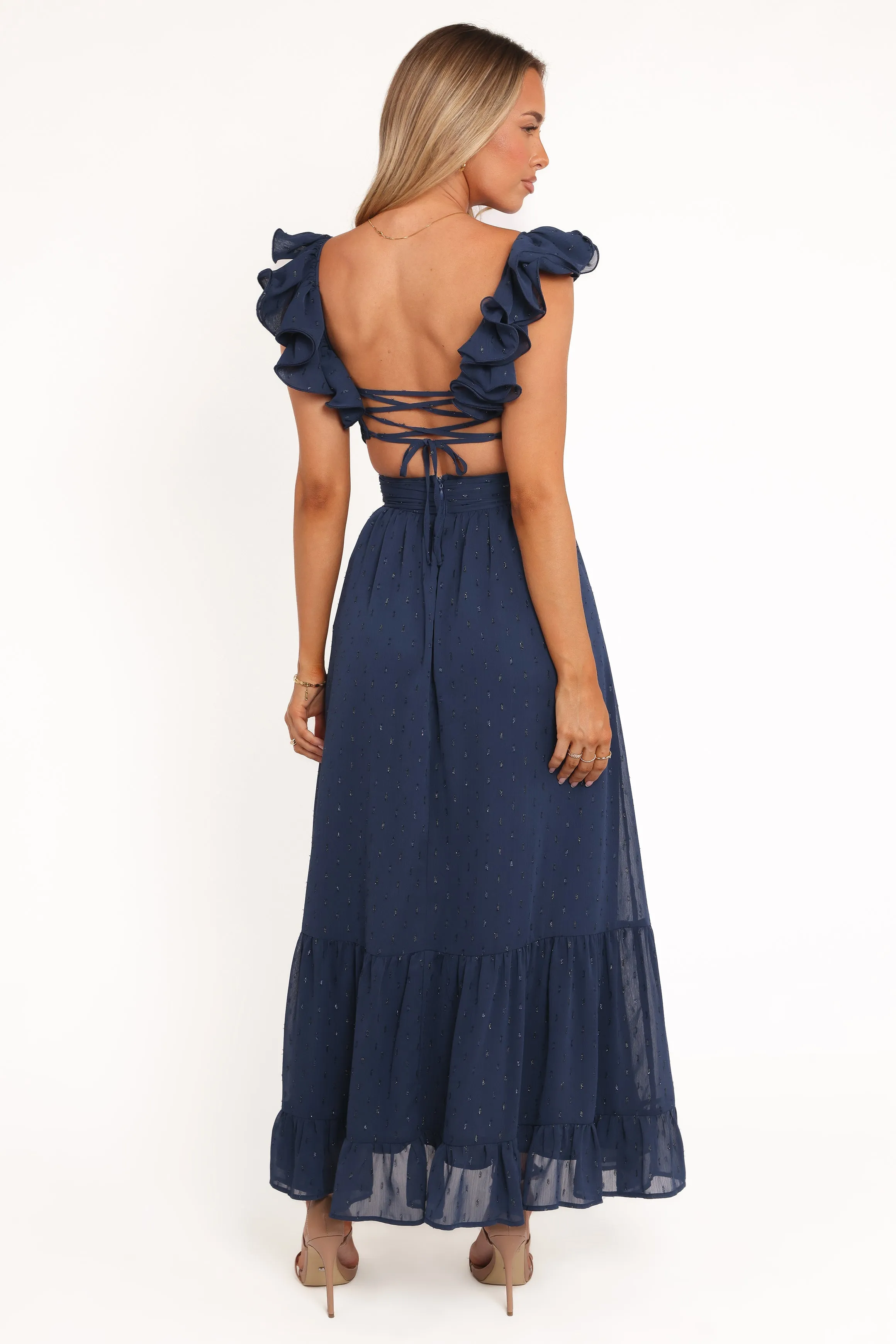 Harmony Maxi Dress - Navy sold by Petal & Pup product image thumbnail 3
