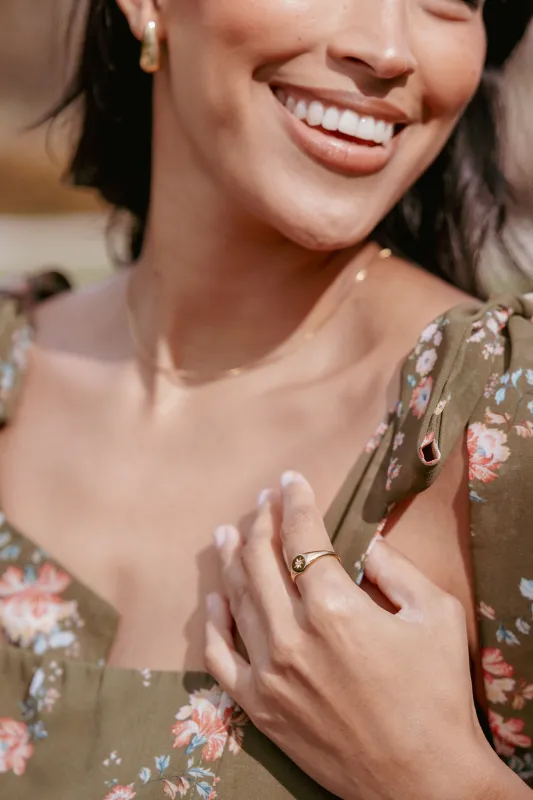 Campbell Ring - Gold sold by Petal & Pup