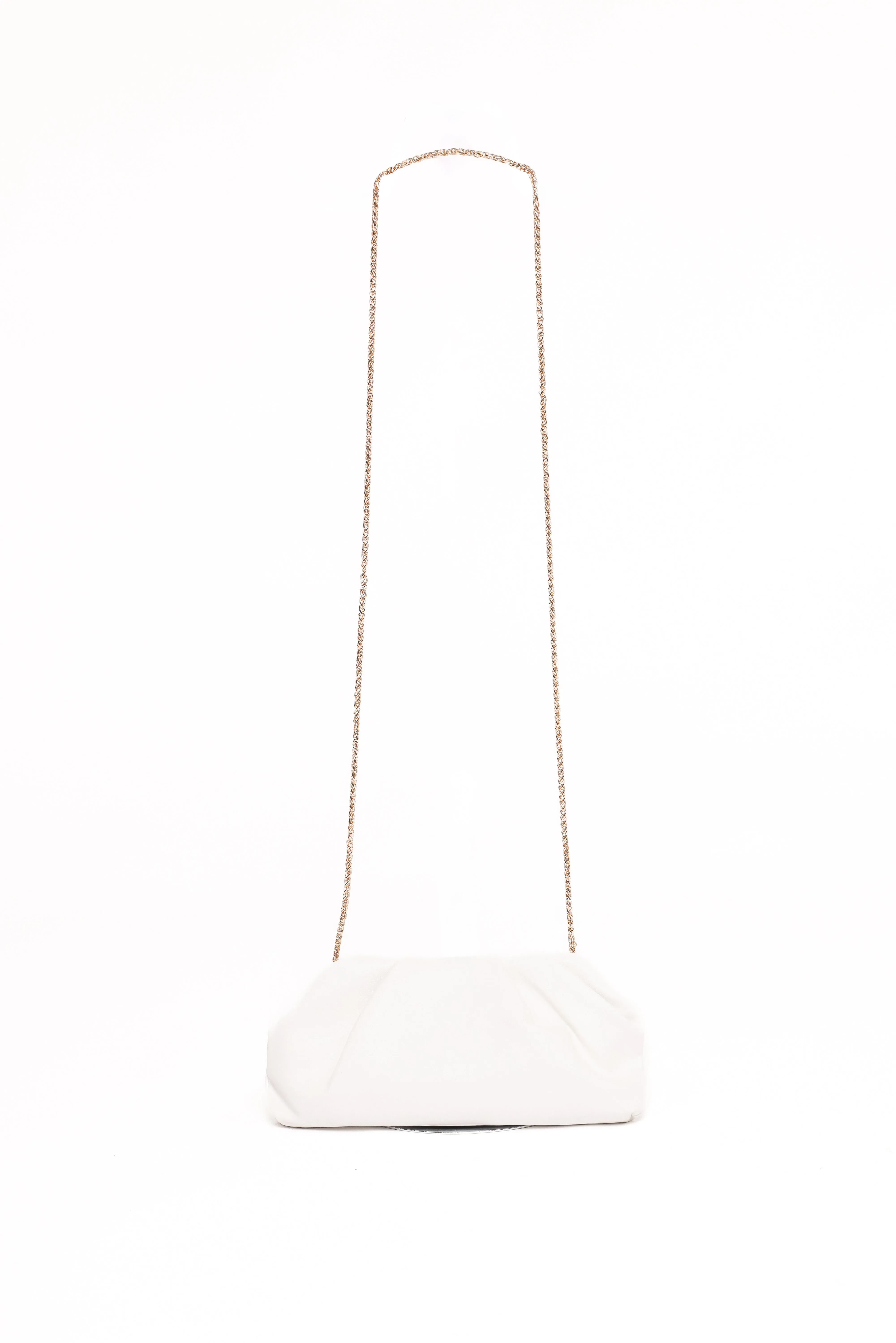 Lucy Clutch Bag - White sold by Petal & Pup