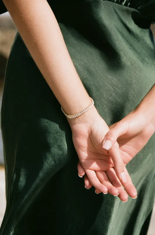 Lewis Bracelet - Gold sold by Petal & Pup