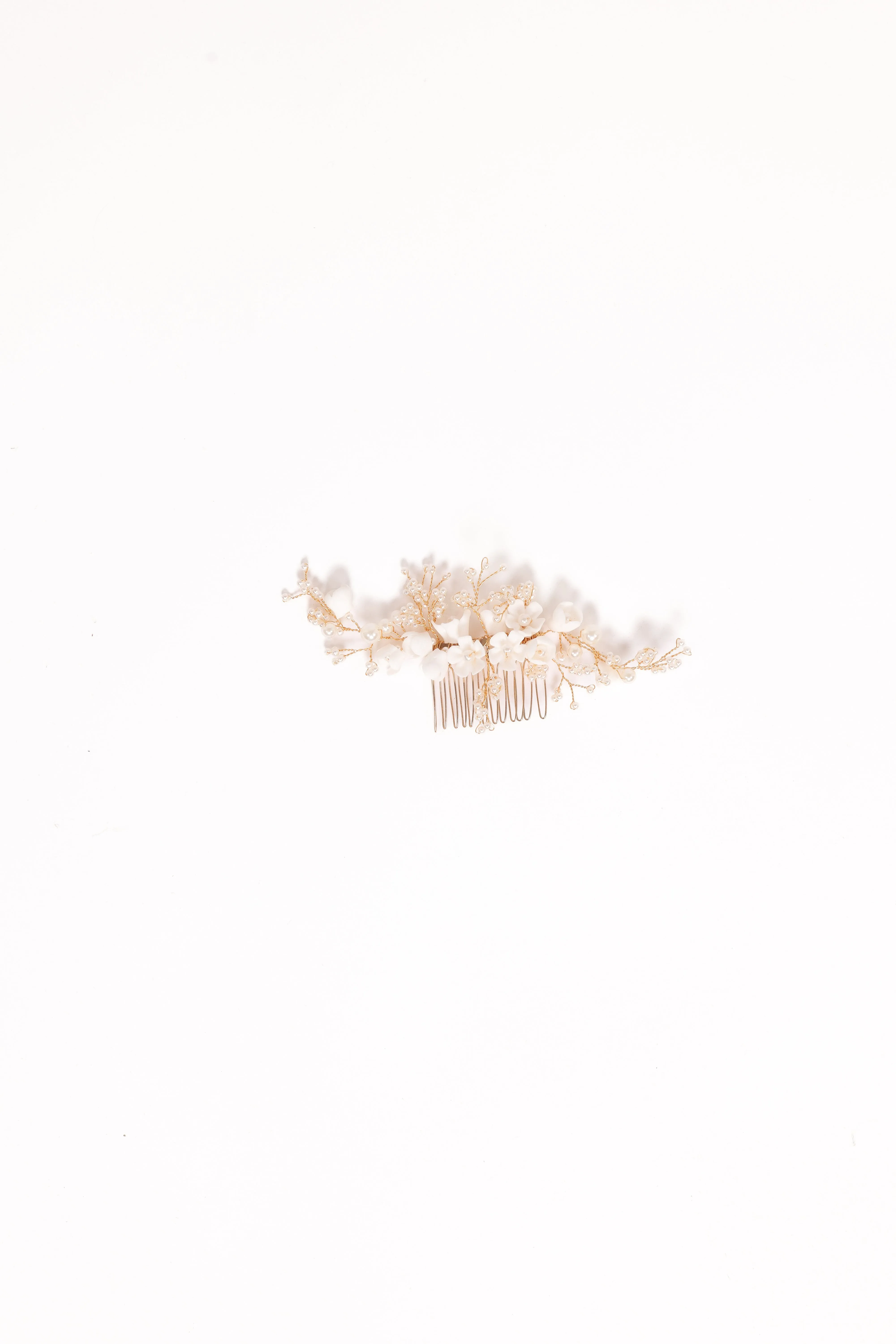 Geraldine Hair Comb - White sold by Petal & Pup product image thumbnail 2