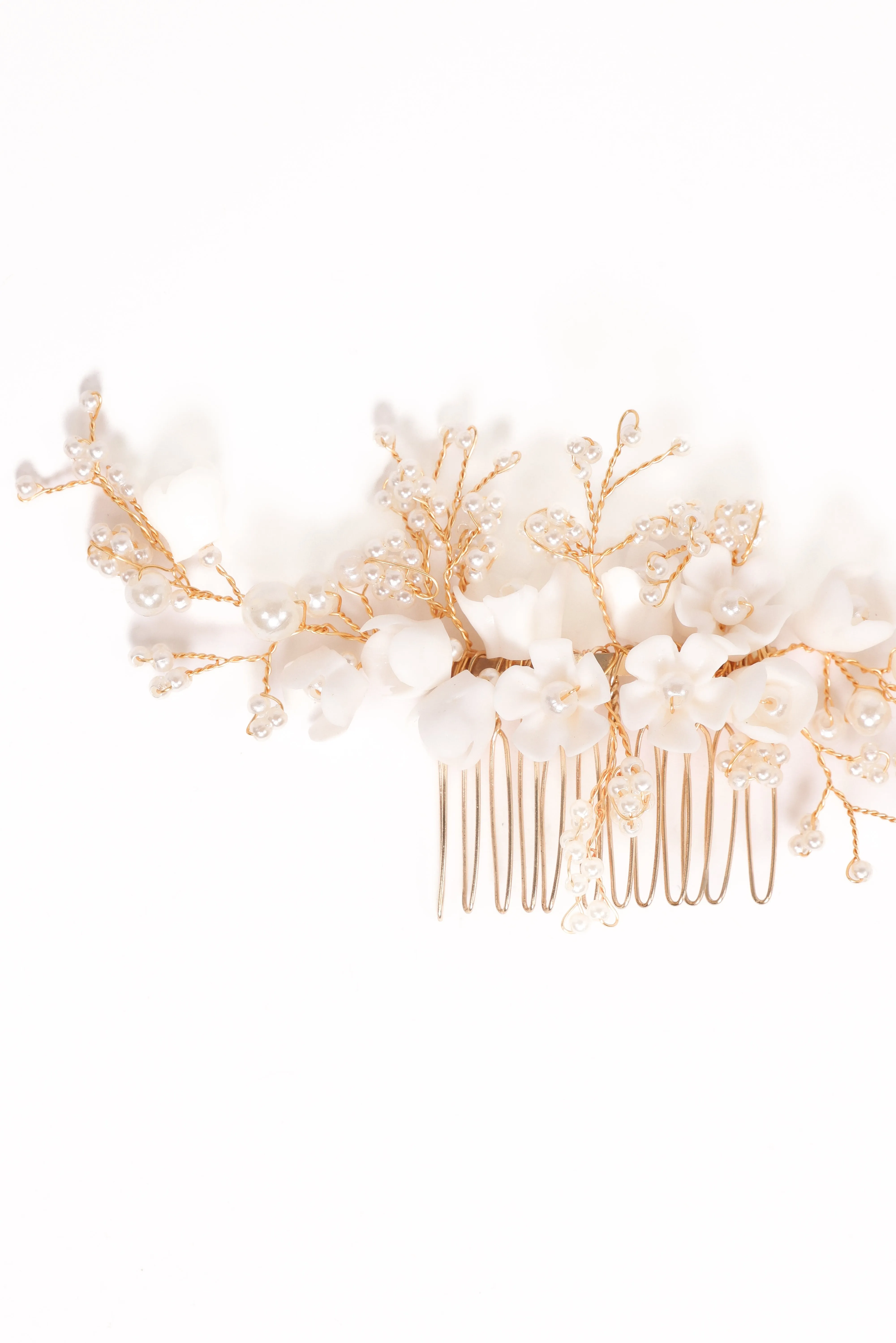 Geraldine Hair Comb - White sold by Petal & Pup product image thumbnail 3