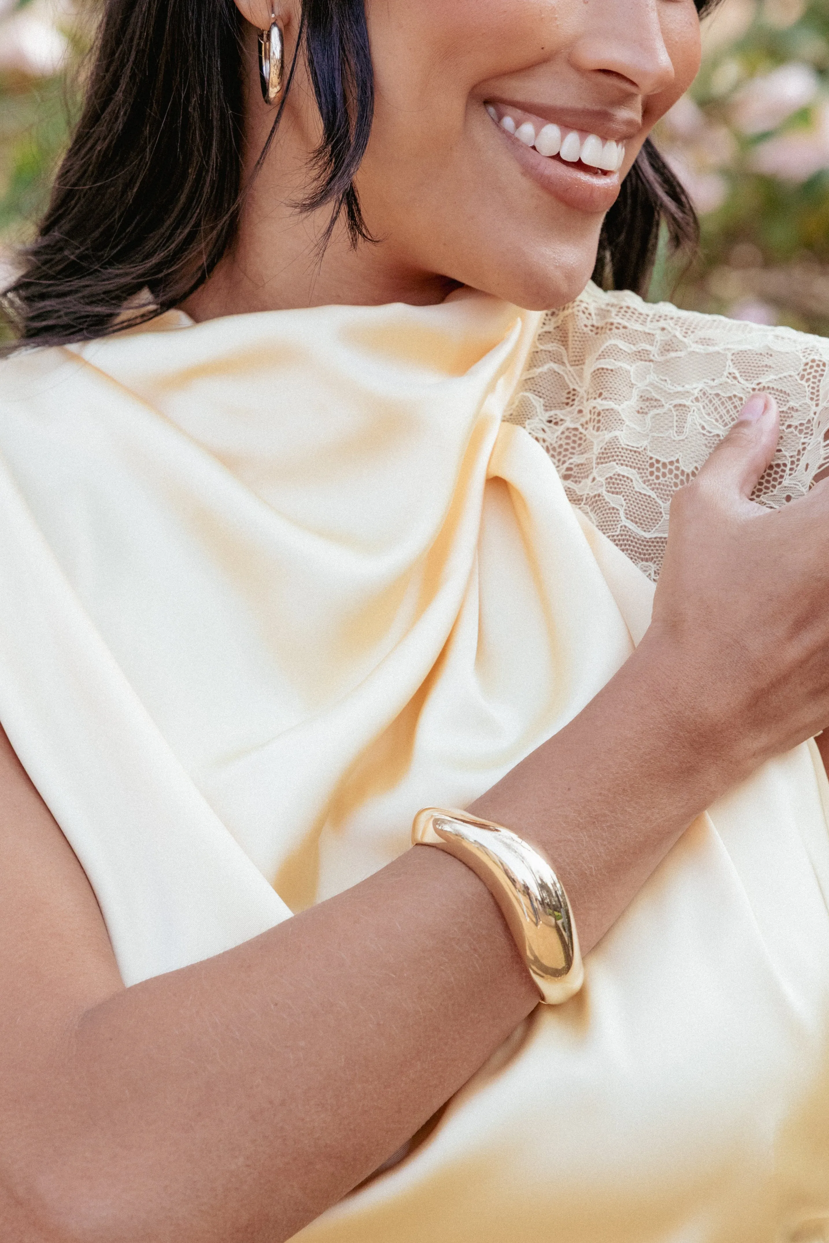 Fiona Bangle - Gold sold by Petal & Pup