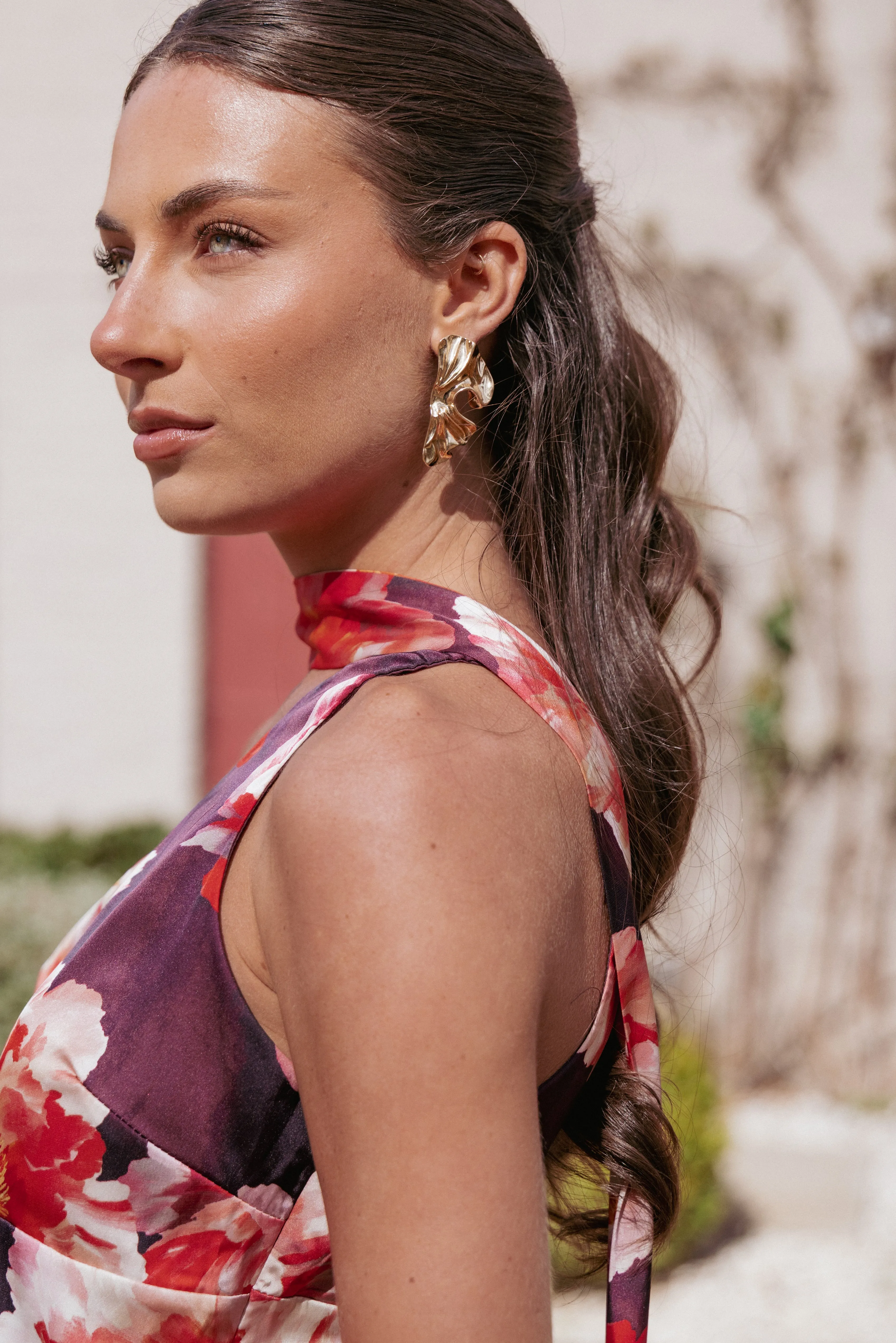 Lillian Earrings - Gold sold by Petal & Pup