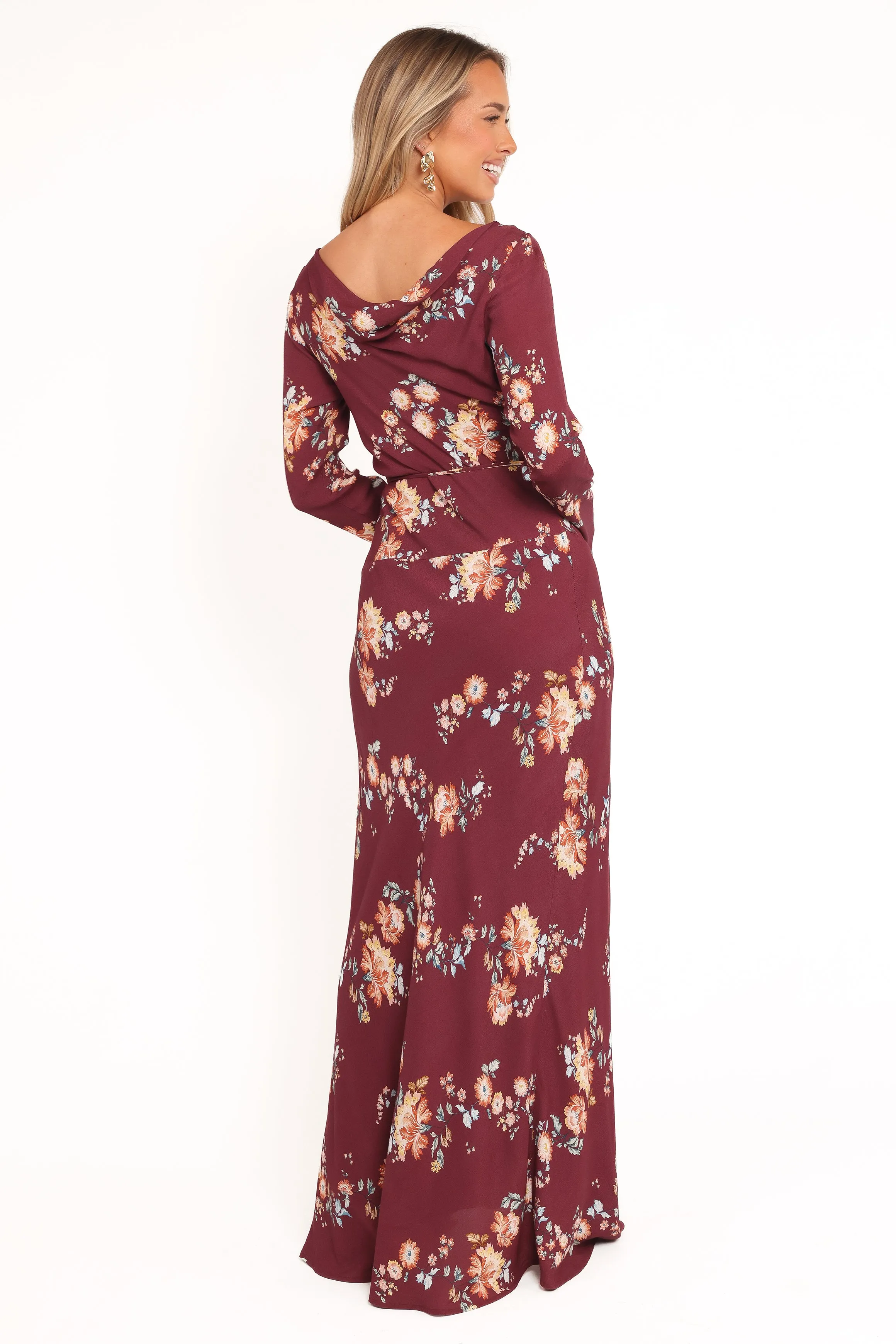 Alima Maxi Dress - Berry Floral sold by Petal & Pup product image thumbnail 5