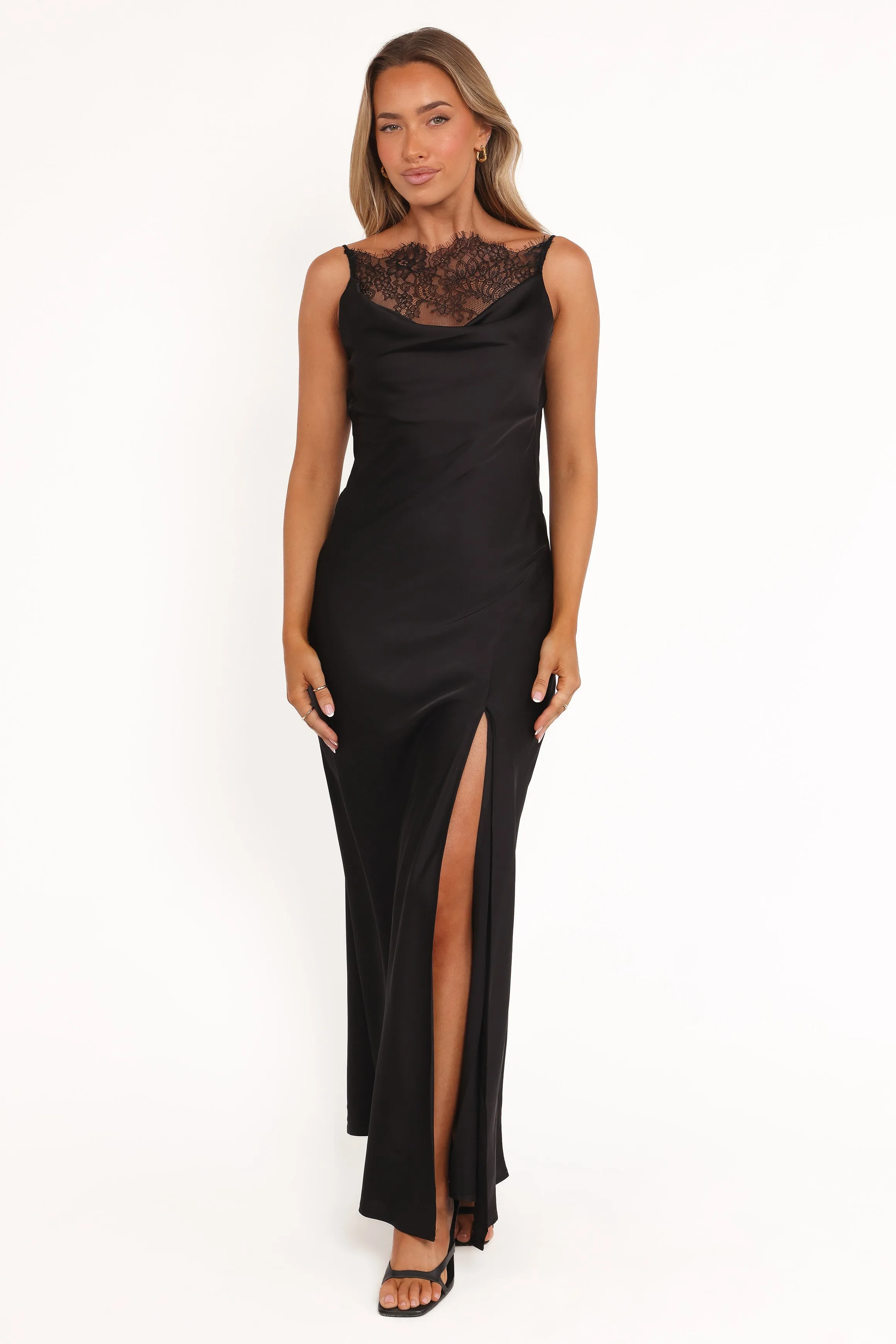 Evana Lace Maxi Dress - Black sold by Petal & Pup product image thumbnail 2