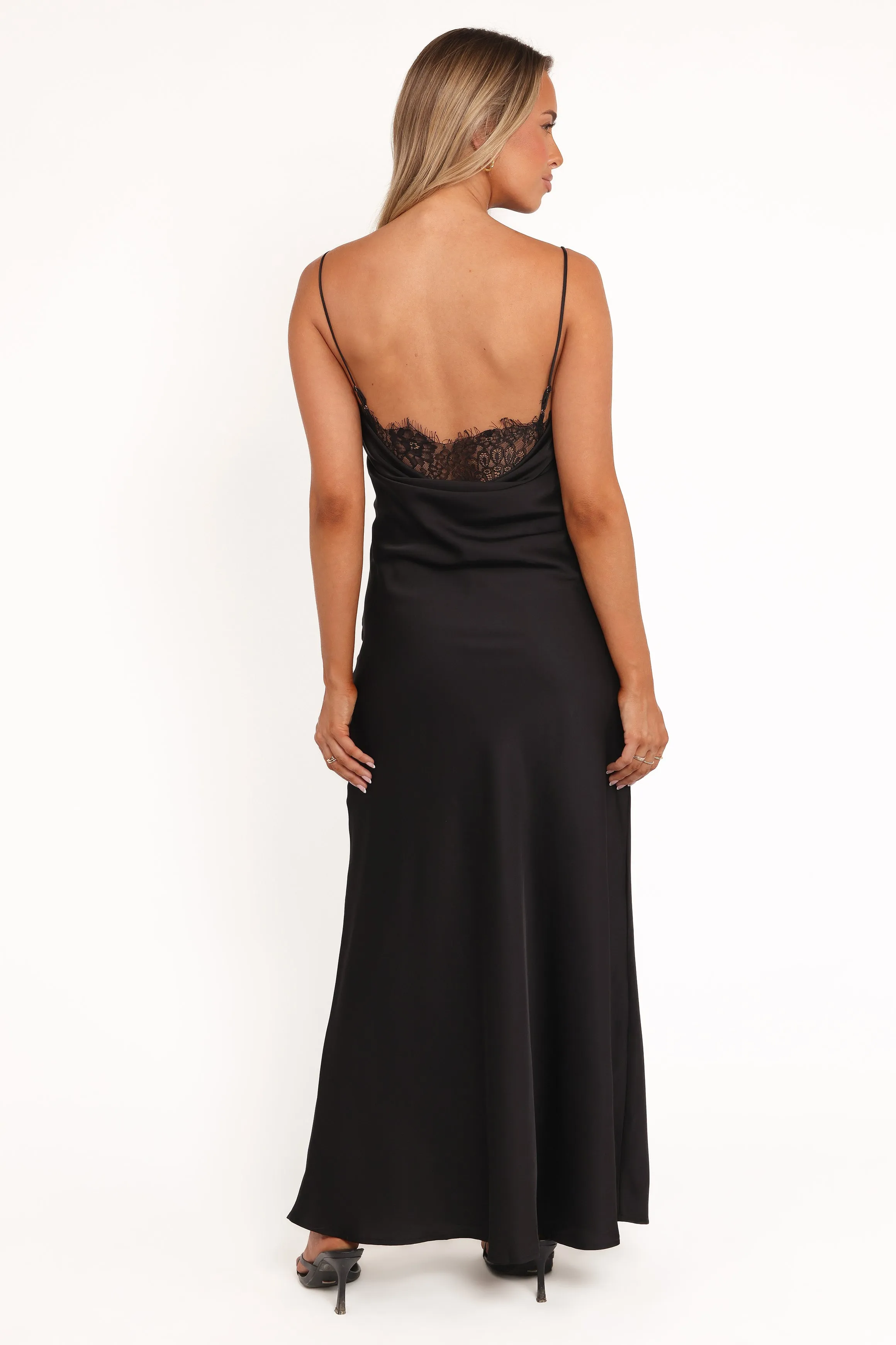 Evana Lace Maxi Dress - Black sold by Petal & Pup product image thumbnail 5