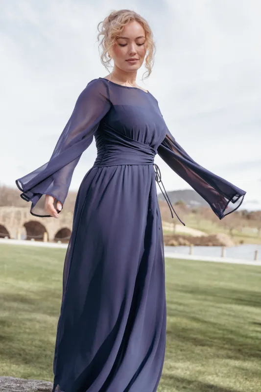 Samara Maxi Dress - Navy sold by Petal & Pup