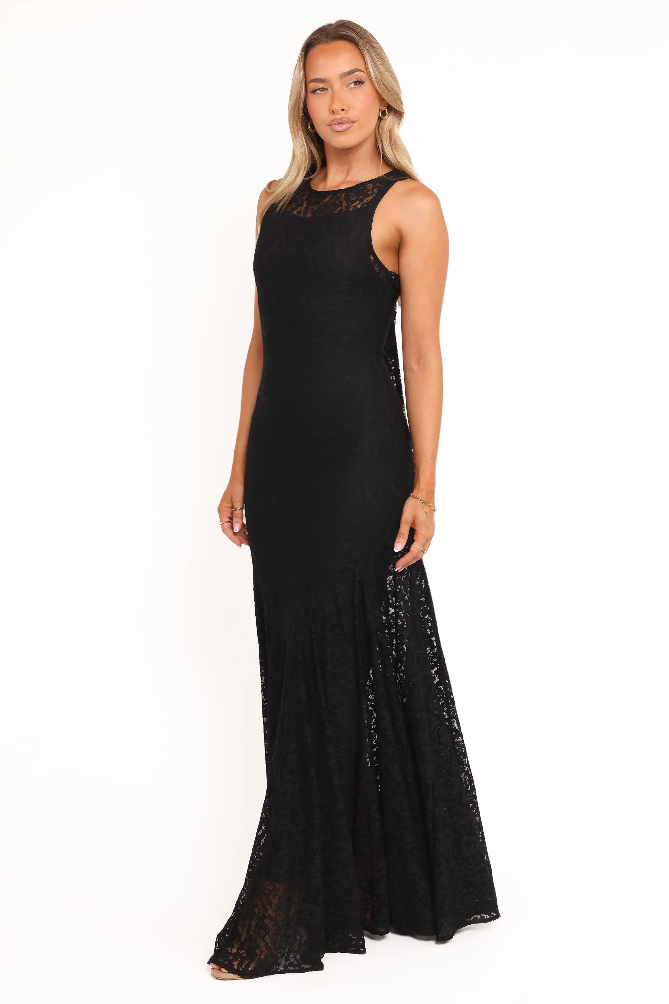 Keani Maxi Dress - Black Lace sold by Petal & Pup product image thumbnail 4