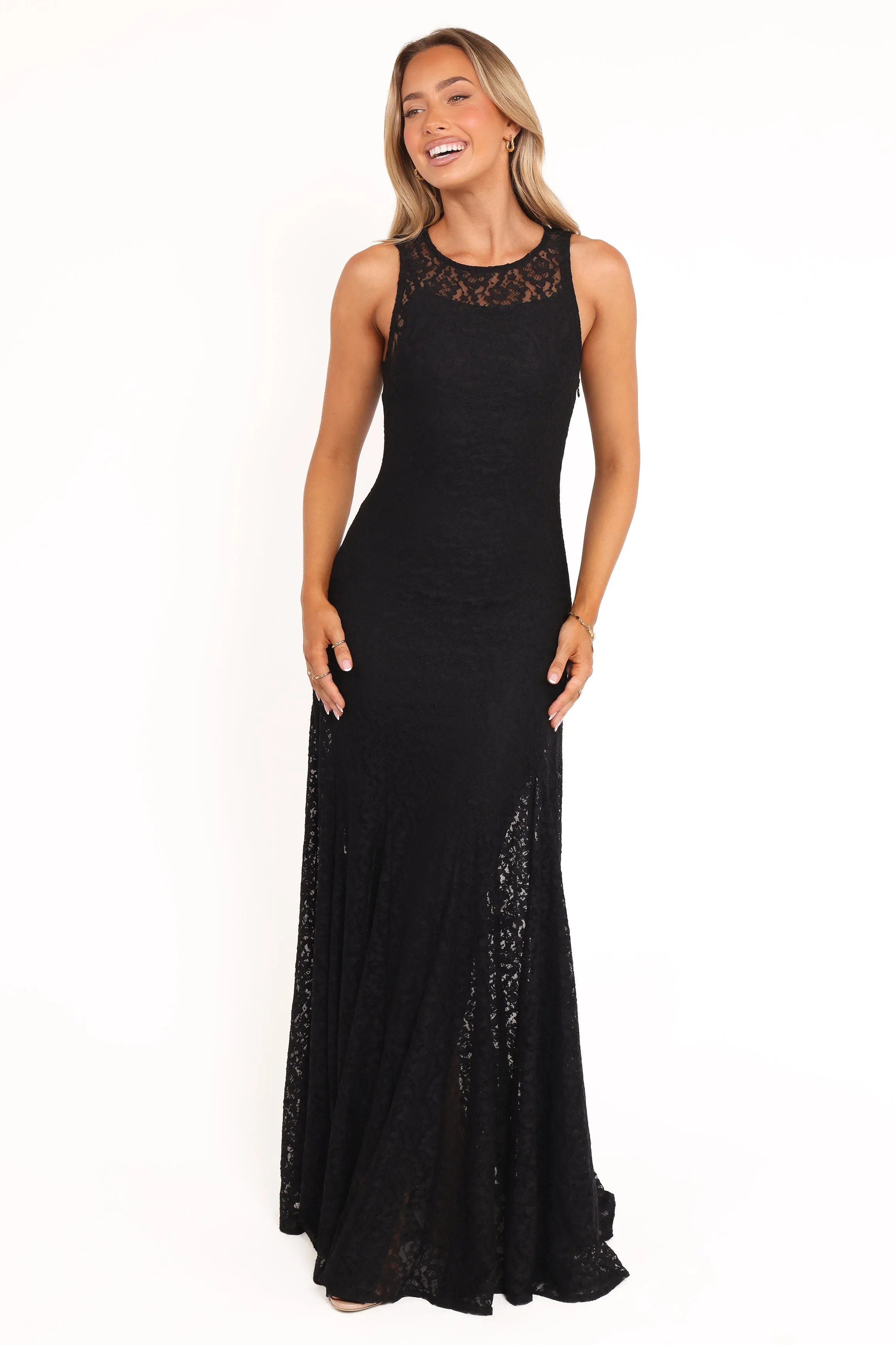 Keani Maxi Dress - Black Lace sold by Petal & Pup product image thumbnail 2