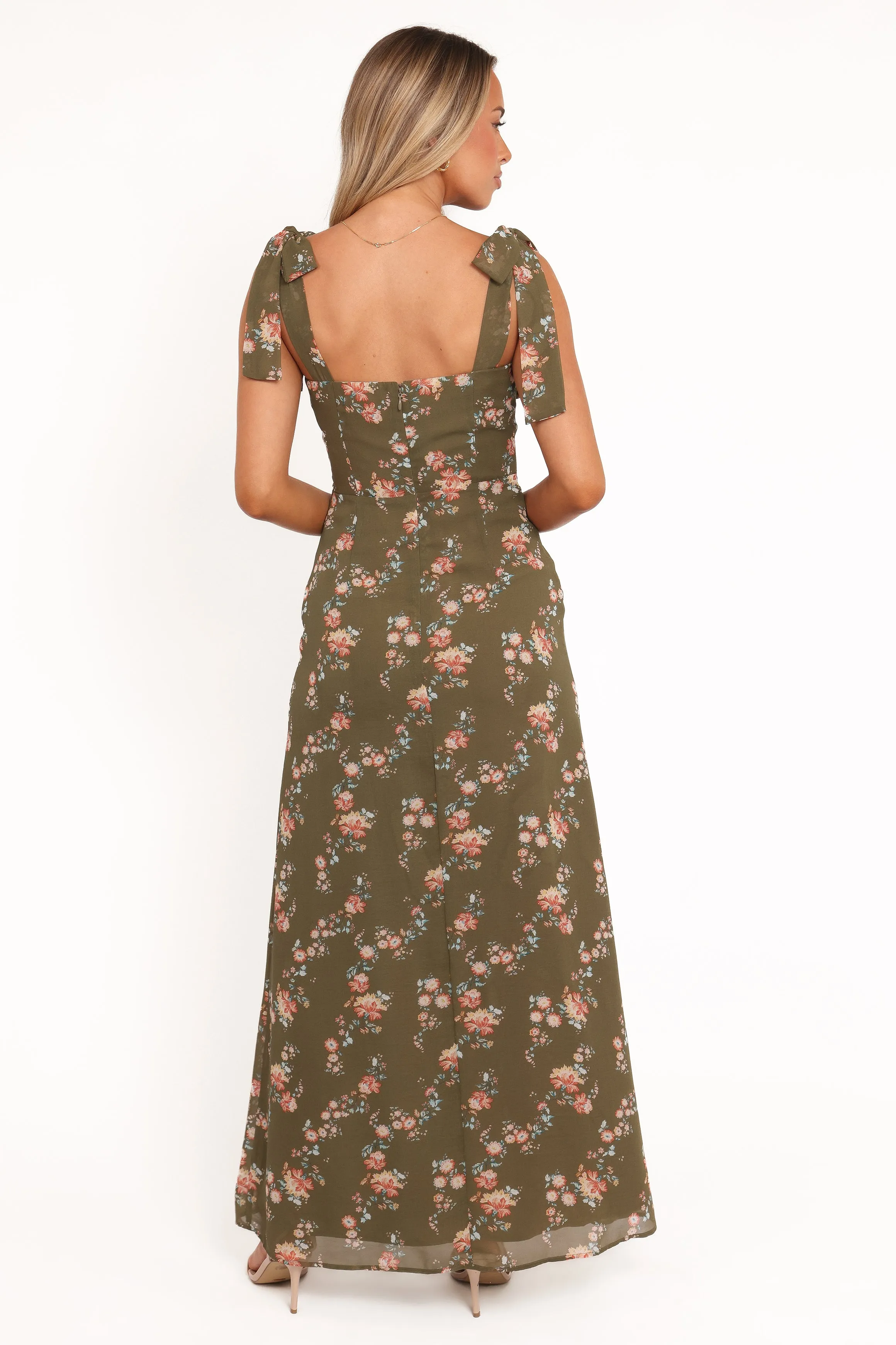 Renita Maxi Dress - Olive Floral sold by Petal & Pup product image thumbnail 5