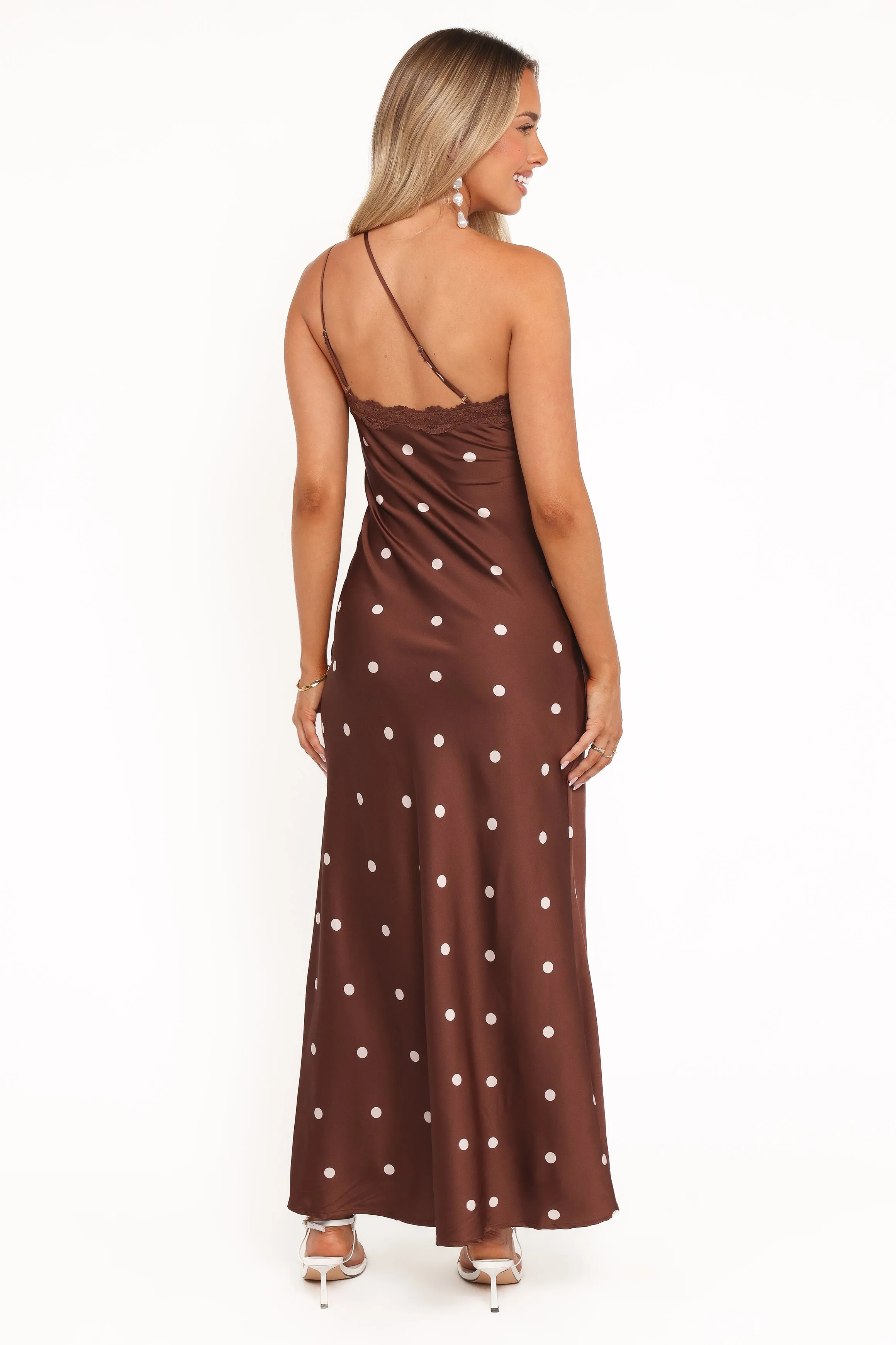 Anika Maxi Dress - Brown Polka Dot sold by Petal & Pup product image thumbnail 5