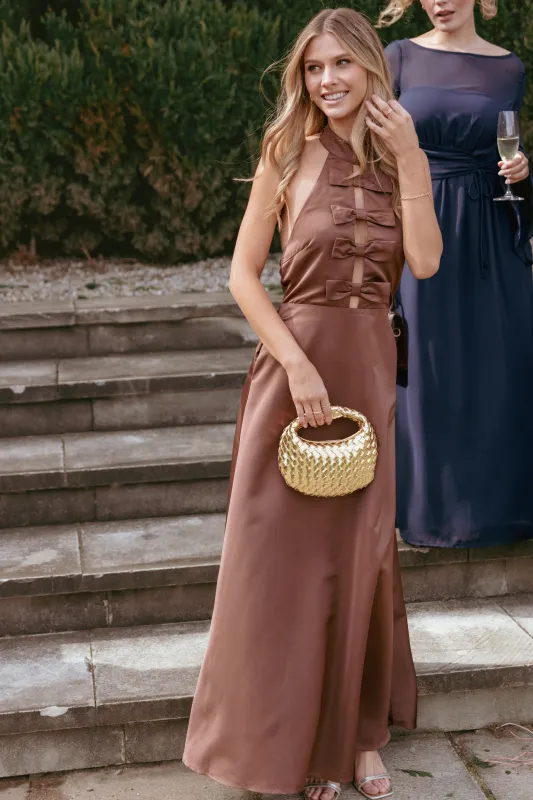 Norva Maxi Dress - Brown sold by Petal & Pup