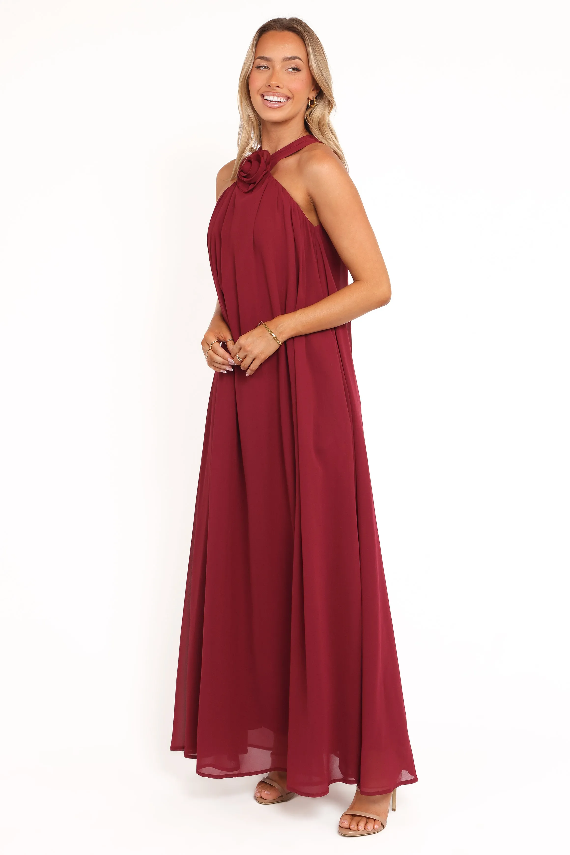 Melba Maxi Dress - Berry sold by Petal & Pup product image thumbnail 4