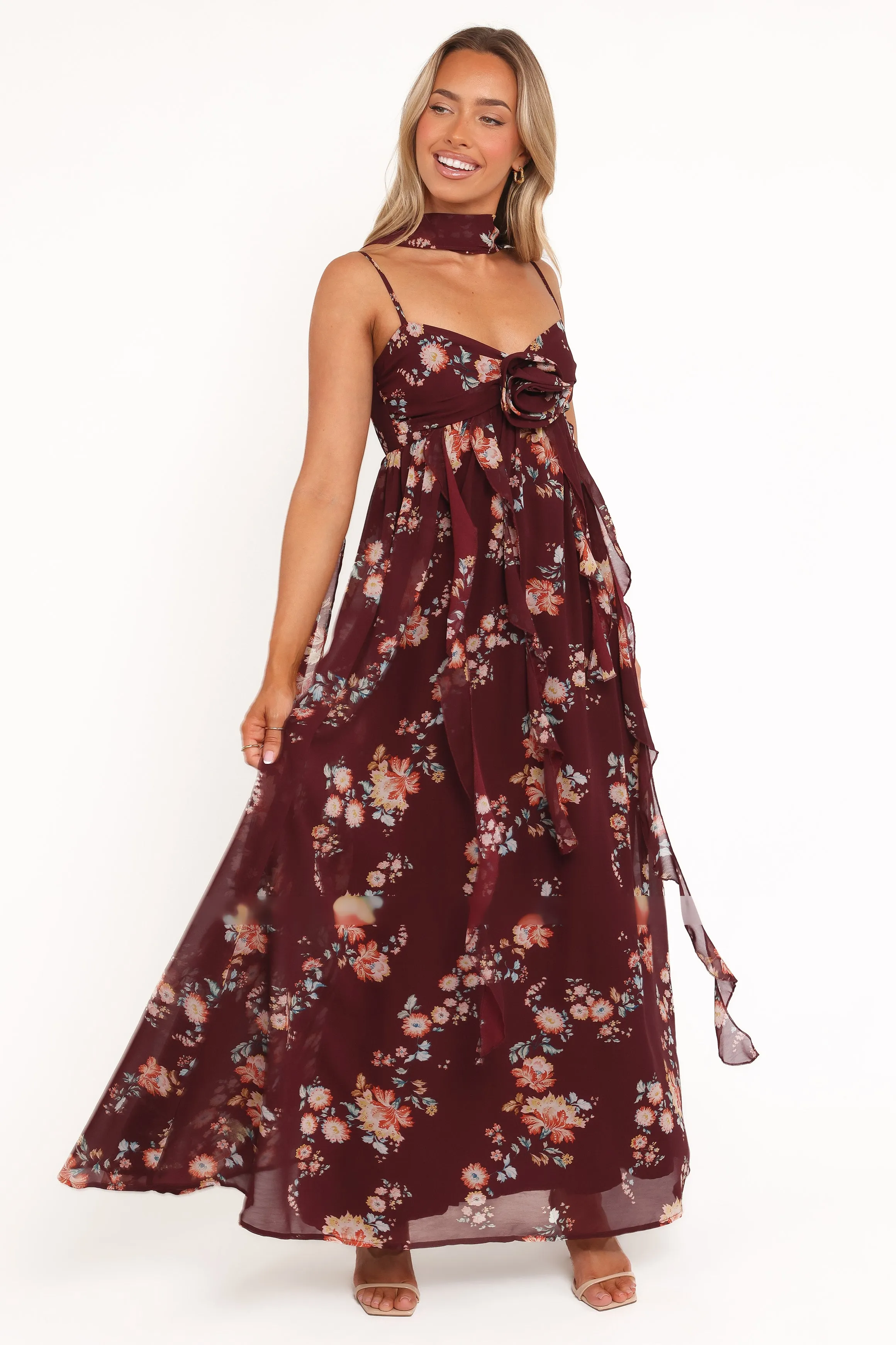 Tully Maxi Dress - Berry Floral sold by Petal & Pup product image thumbnail 2