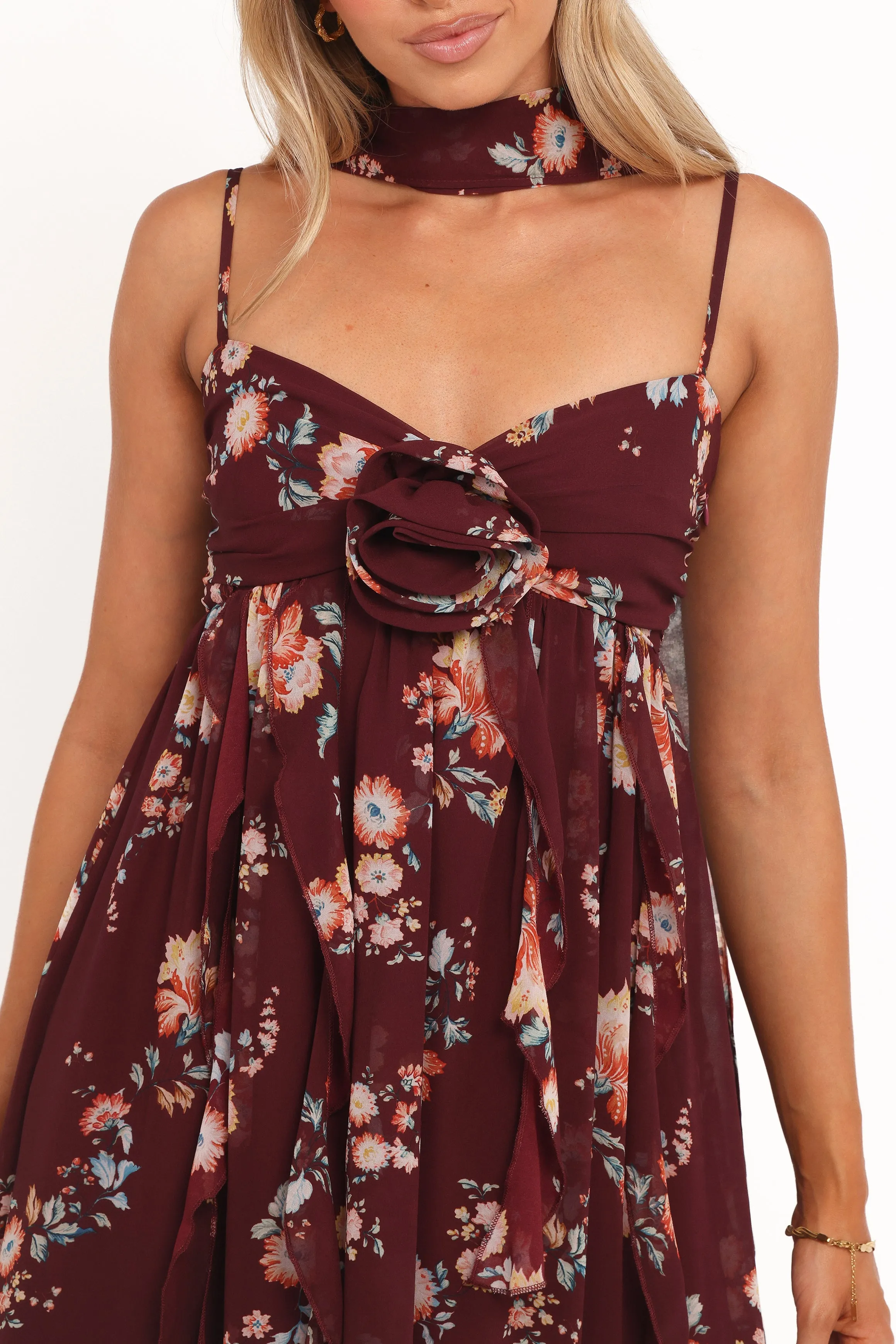 Tully Maxi Dress - Berry Floral sold by Petal & Pup product image thumbnail 5