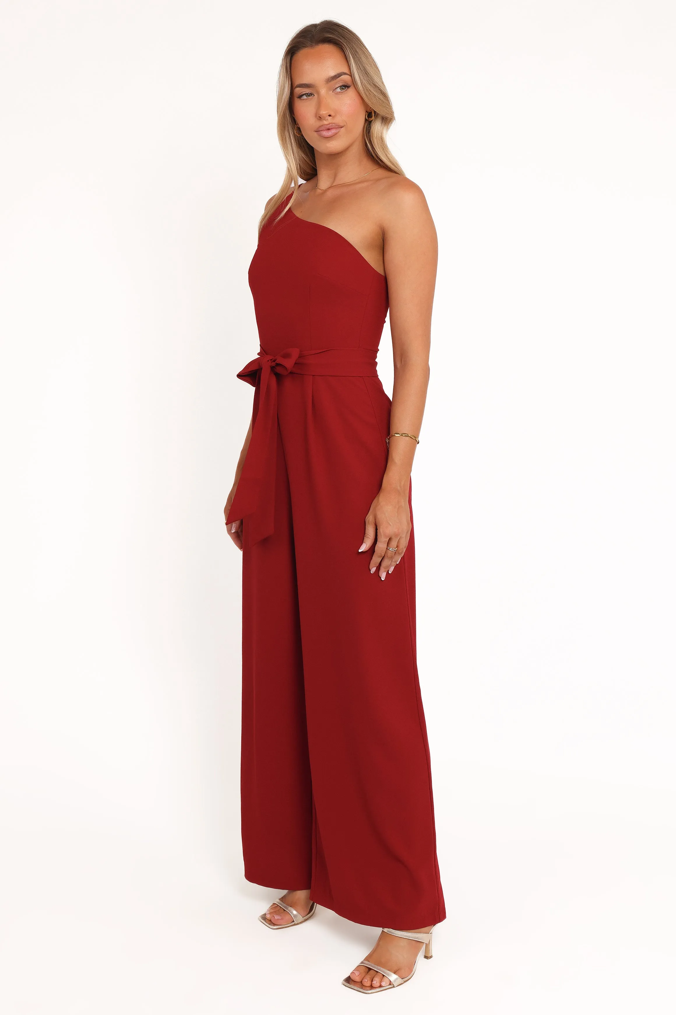 Leyton Jumpsuit - Deep Red sold by Petal & Pup product image thumbnail 4