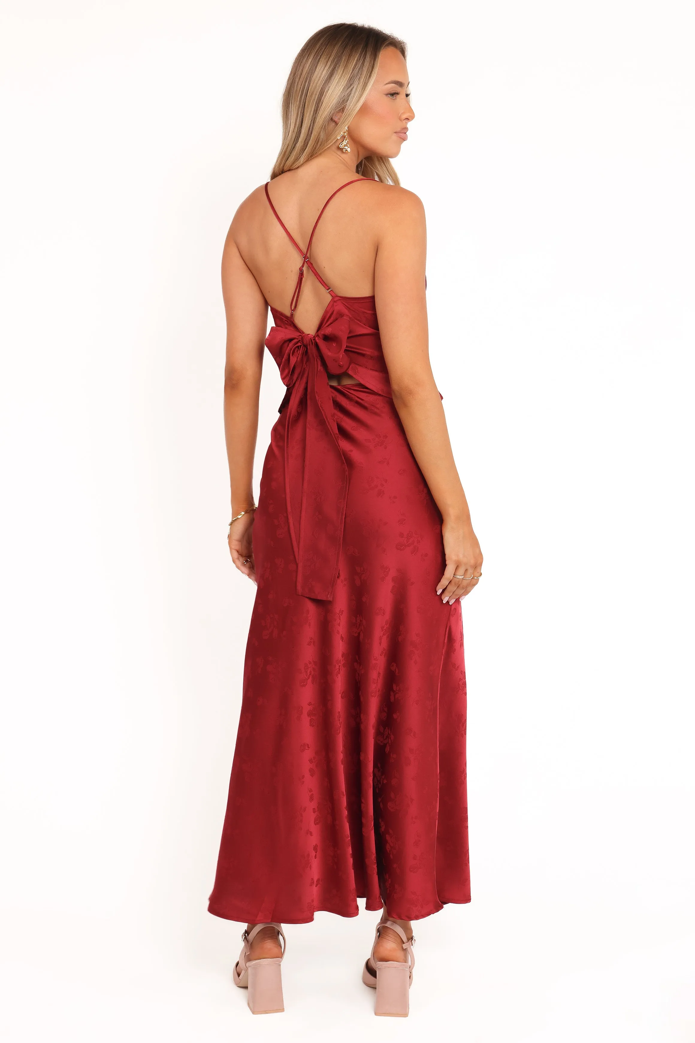 Belle Two Piece Set - Burgundy sold by Petal & Pup product image thumbnail 5