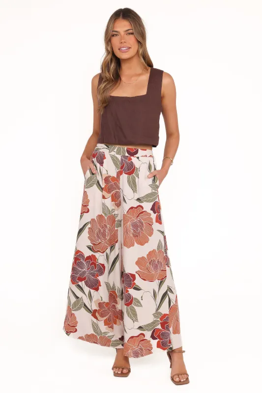 Bertha Pant - Fall Floral sold by Petal & Pup