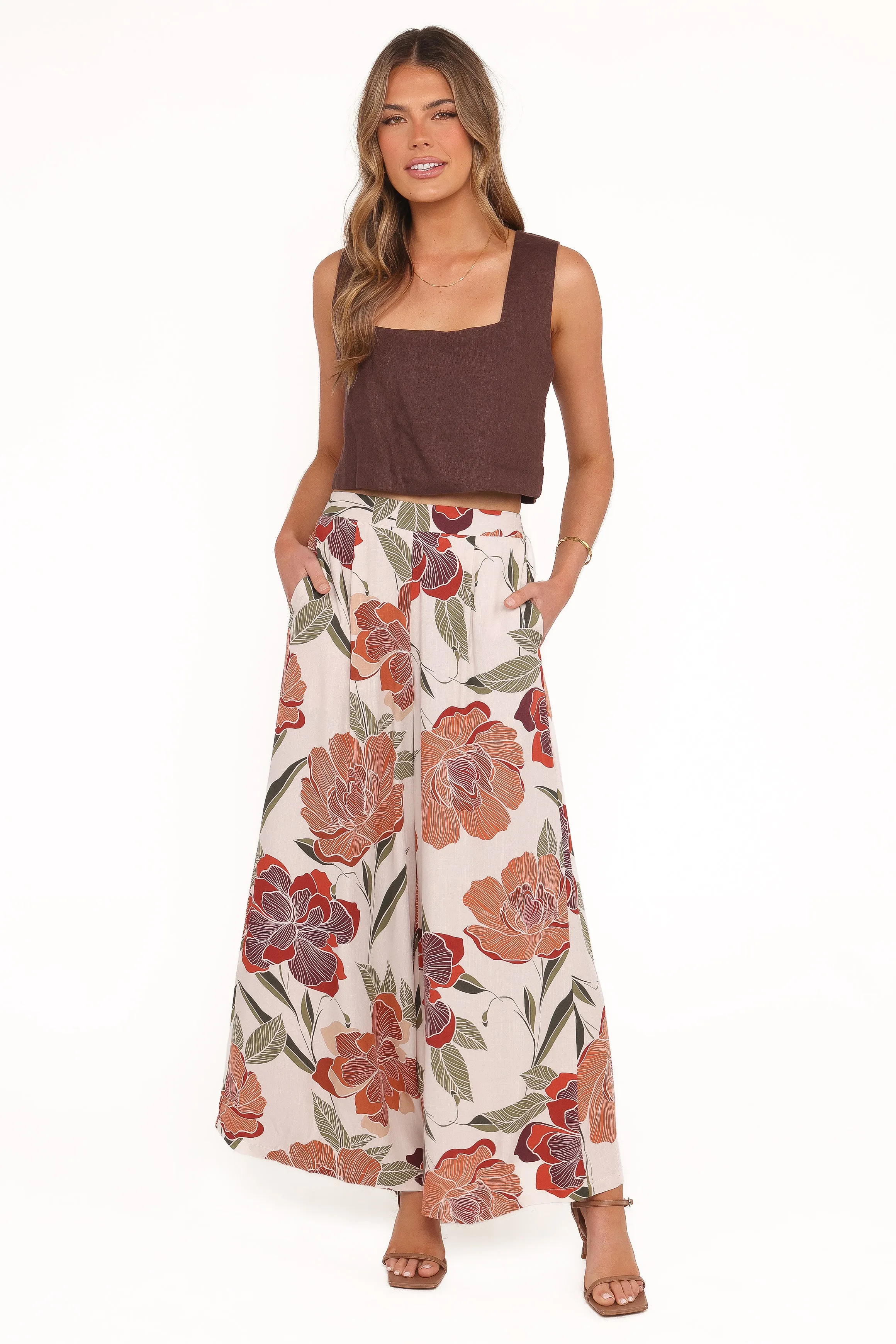 Bertha Pant - Fall Floral sold by Petal & Pup