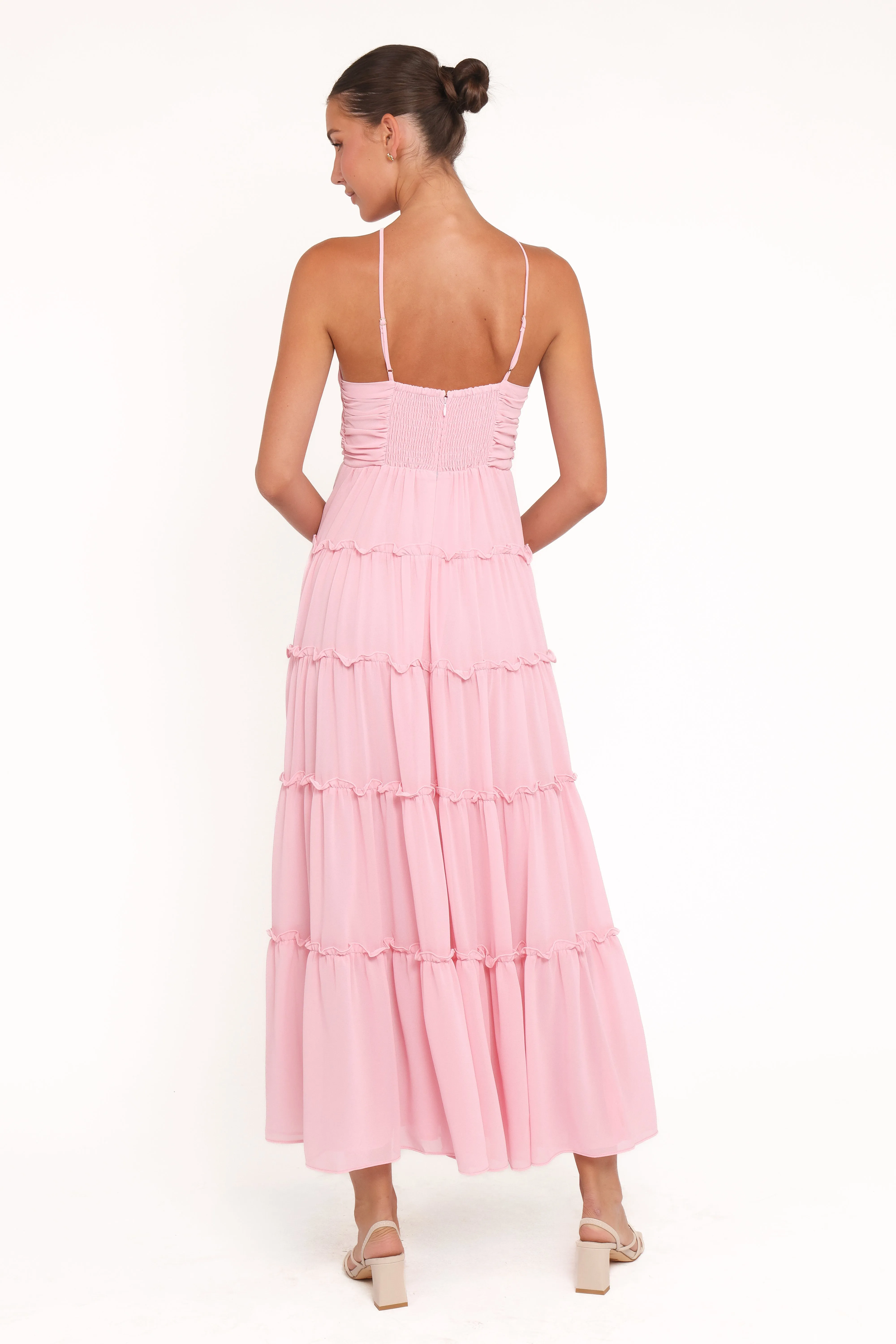 Dottie Halterneck Maxi Dress - Pink sold by Petal & Pup product image thumbnail 4