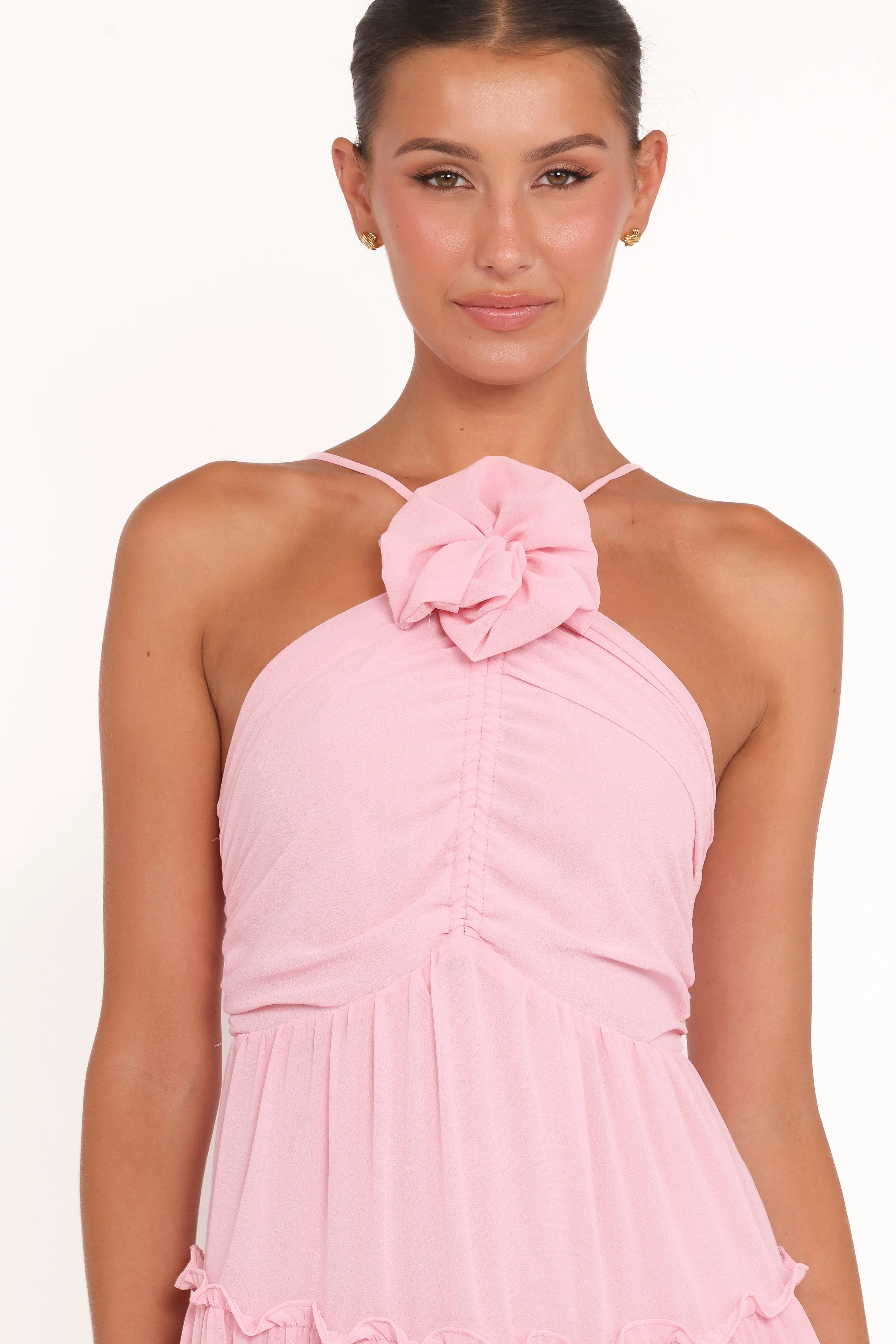 Dottie Halterneck Maxi Dress - Pink sold by Petal & Pup product image thumbnail 2