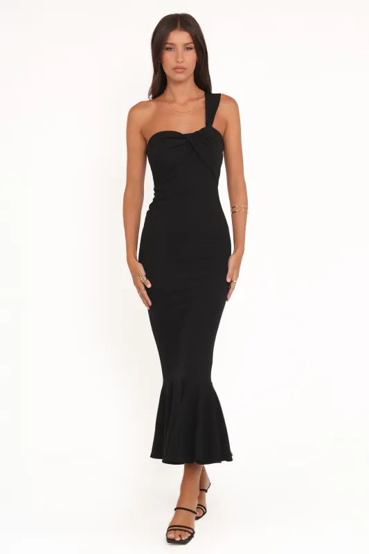 Sasha Maxi Dress - Black sold by Petal & Pup