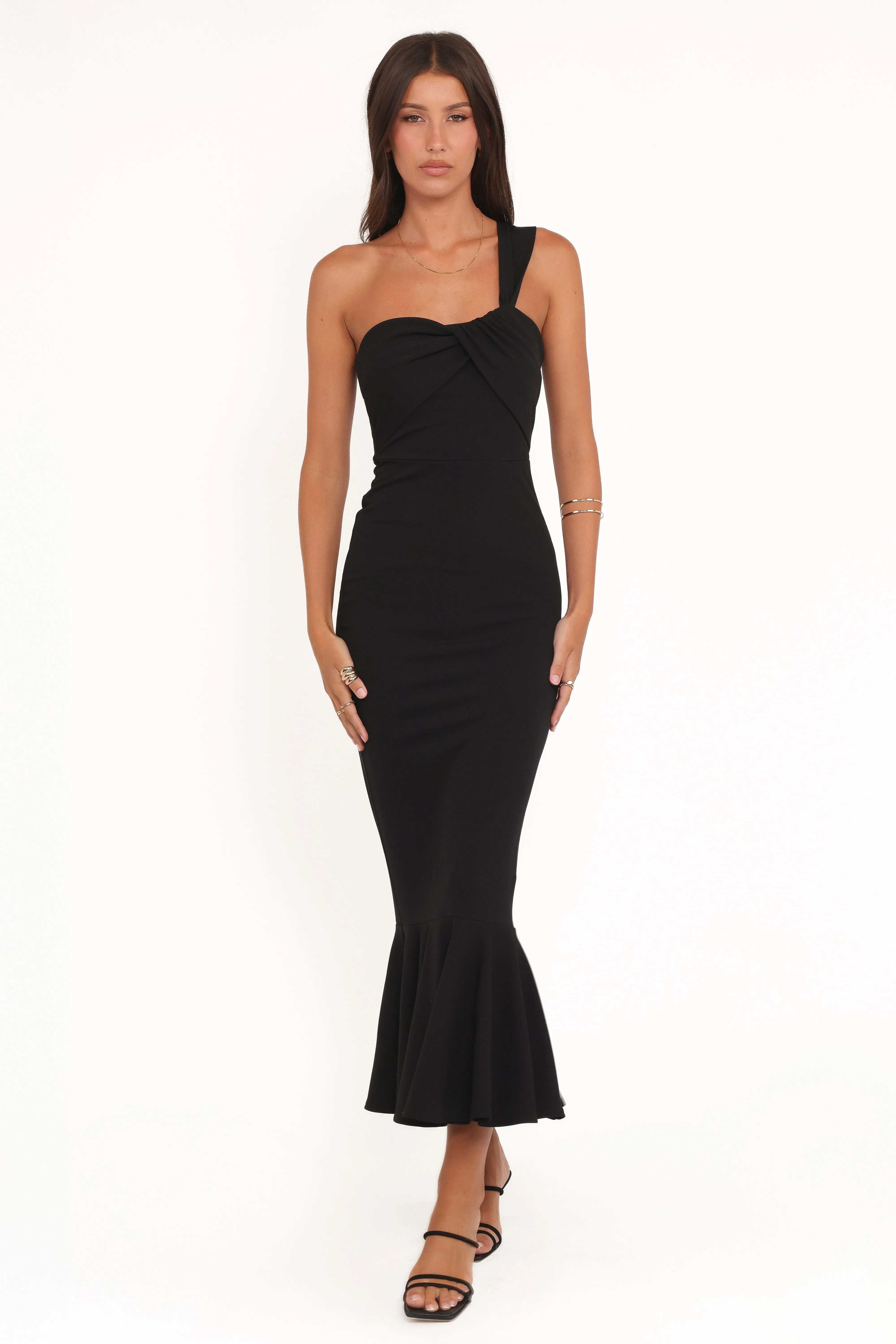 Sasha Maxi Dress - Black sold by Petal & Pup