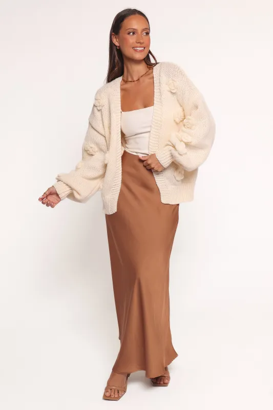 Doralee Rose Cardigan - Cream sold by Petal & Pup