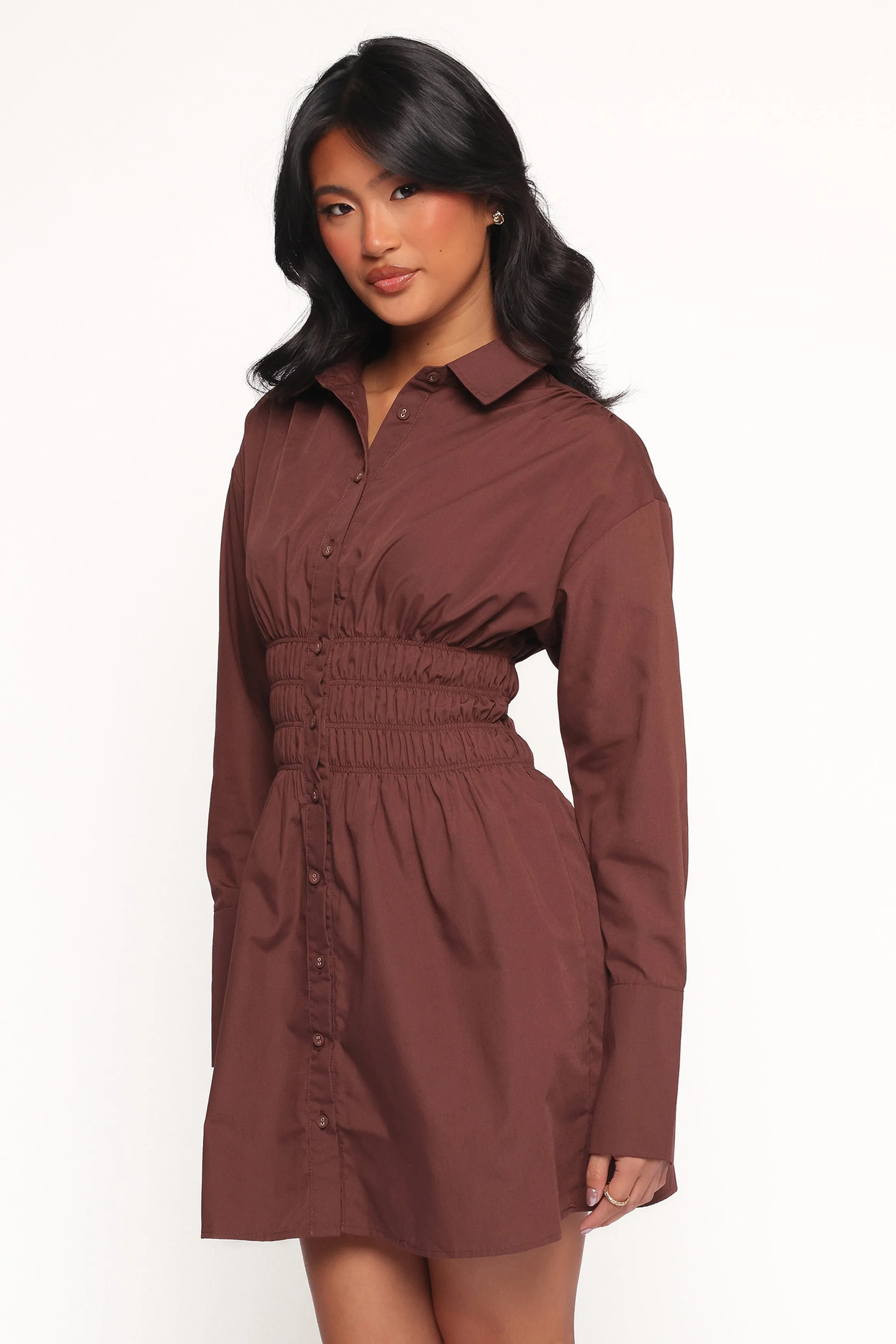 Wallace Mini Dress - Chocolate sold by Petal & Pup product image thumbnail 3