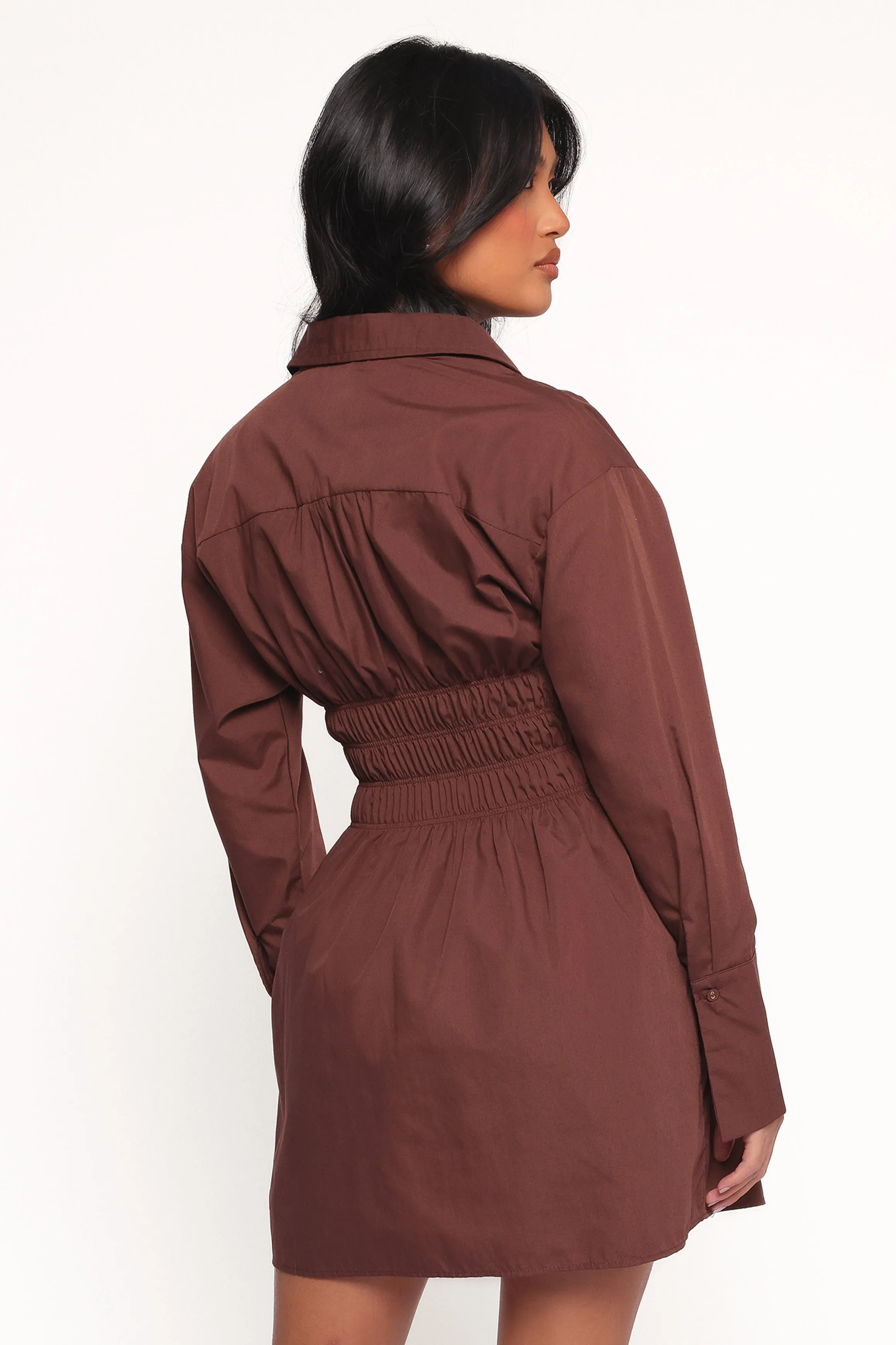 Wallace Mini Dress - Chocolate sold by Petal & Pup product image thumbnail 4