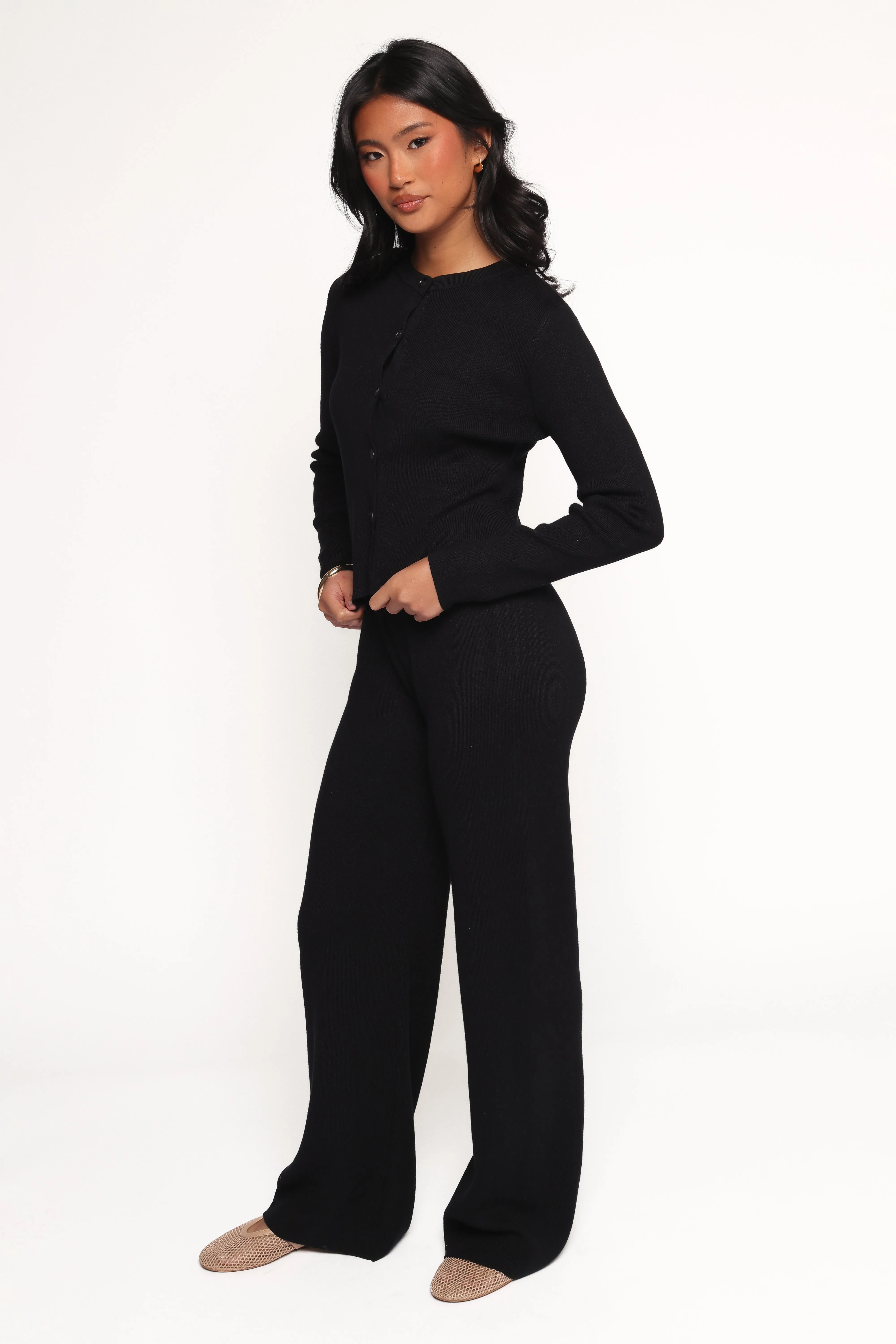 Elliot Knitted Pant Set - Black sold by Petal & Pup product image thumbnail 3