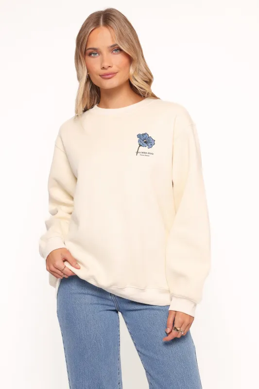 Flower Market Sweatshirt - Cream sold by Petal & Pup