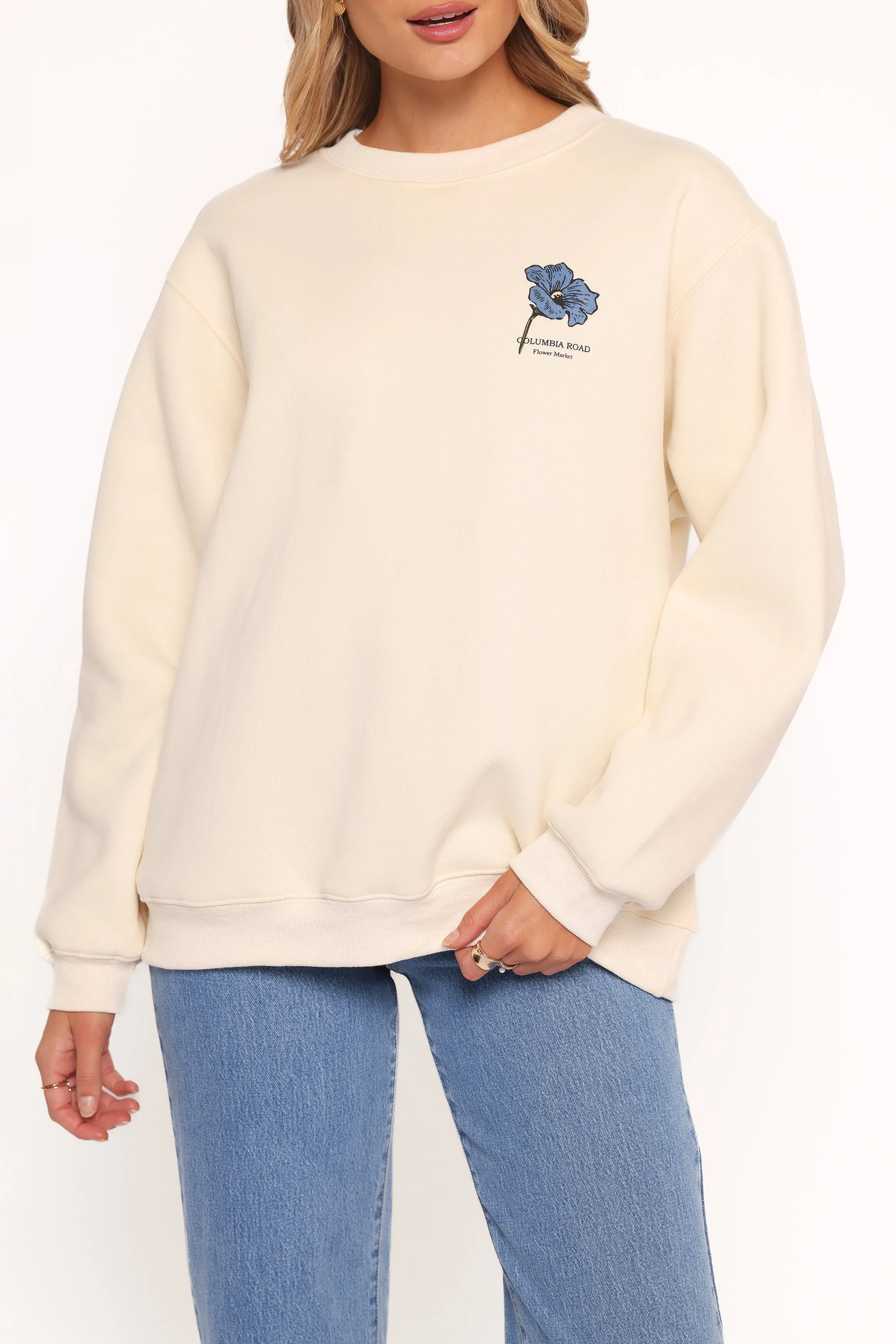 Flower Market Sweatshirt - Cream sold by Petal & Pup product image thumbnail 2