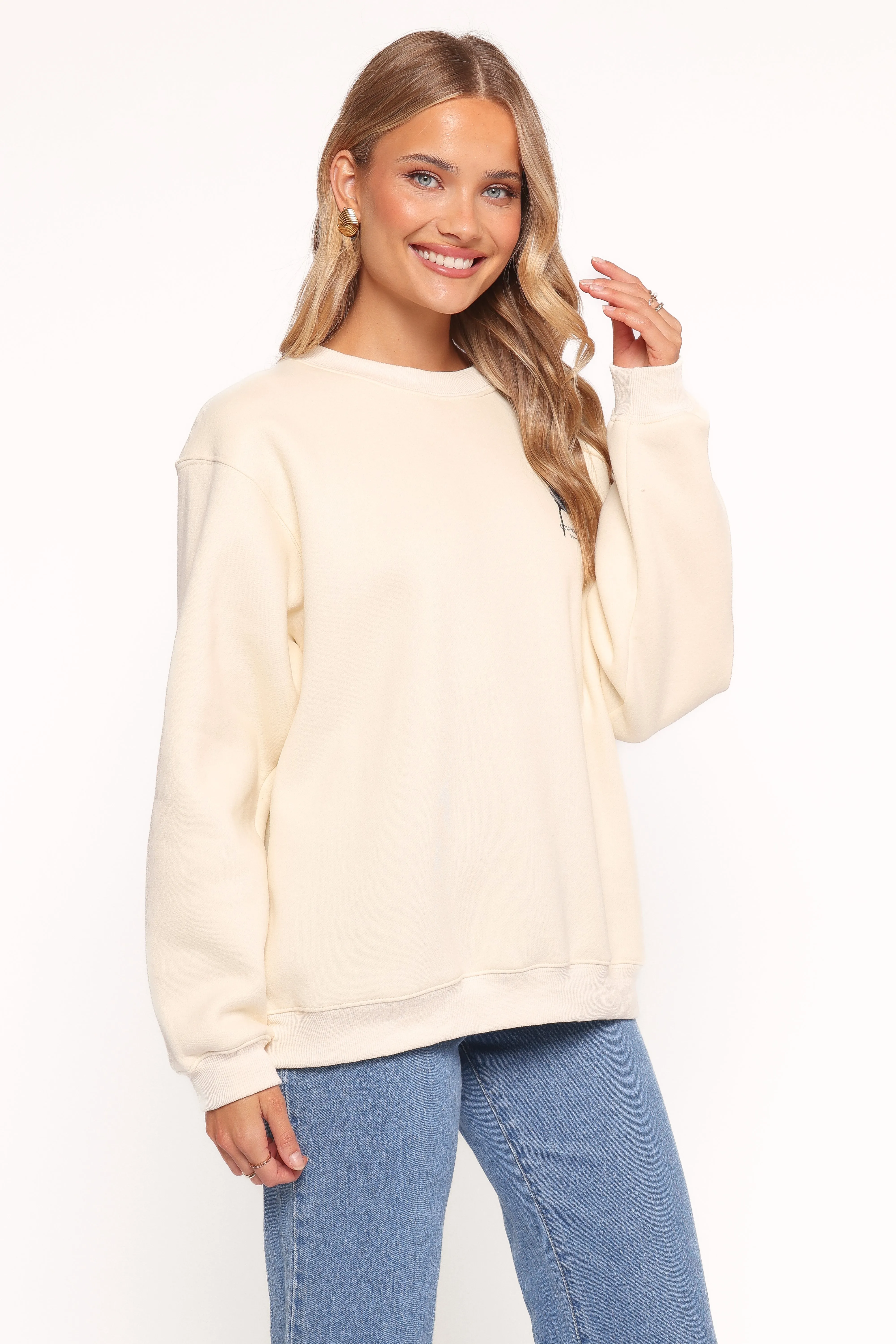 Flower Market Sweatshirt - Cream sold by Petal & Pup product image thumbnail 3