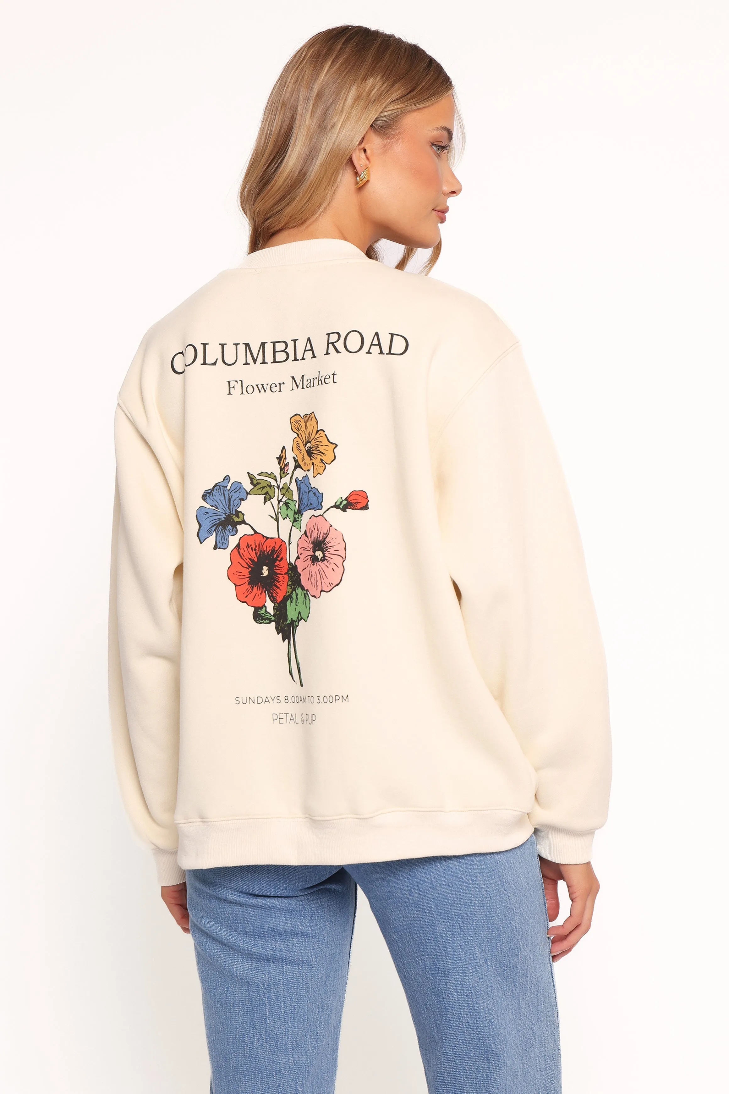 Flower Market Sweatshirt - Cream sold by Petal & Pup product image thumbnail 4