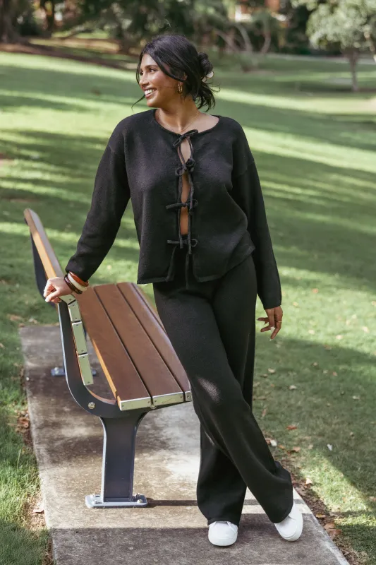 Odell Knit Set - Black sold by Petal & Pup