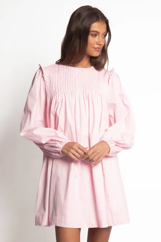 Wyatt Long Sleeve Mini Dress - Pink sold by Petal & Pup