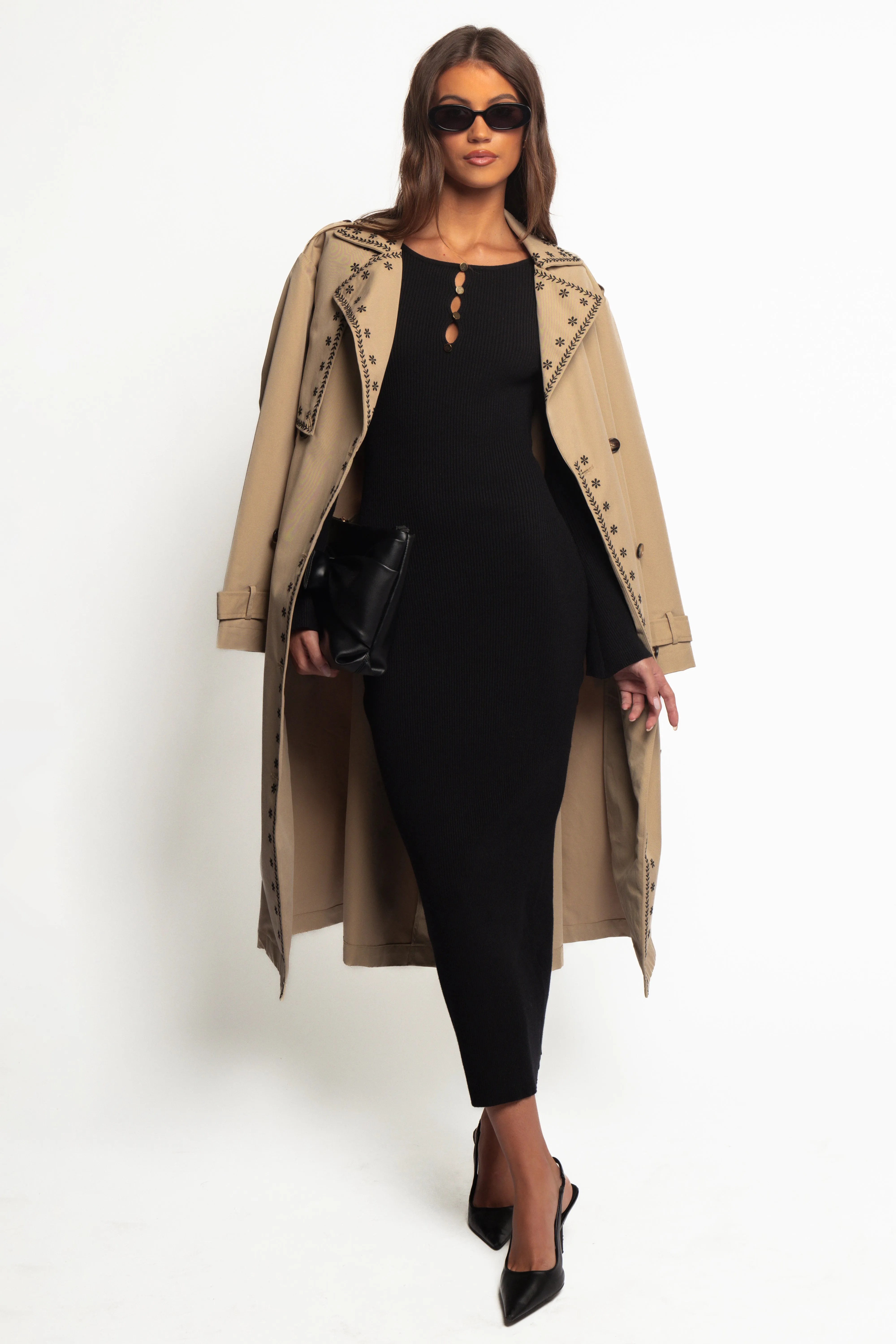 Maxwell Knit Maxi Dress - Black sold by Petal & Pup