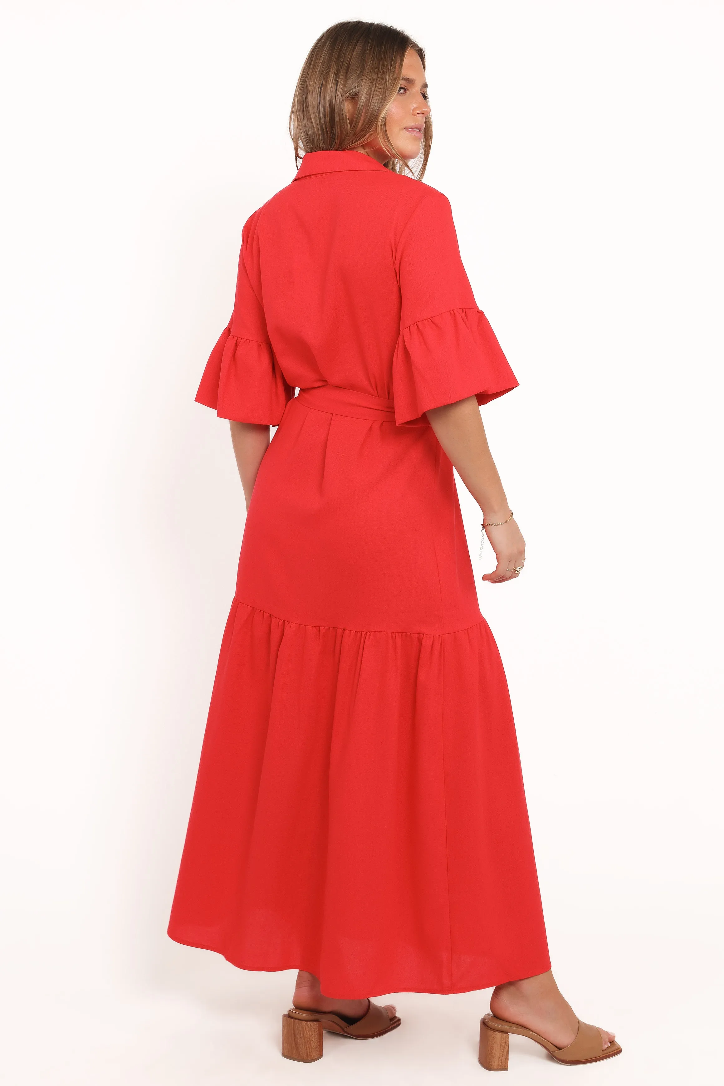 Kirrily Midi Dress - Red sold by Petal & Pup product image thumbnail 3