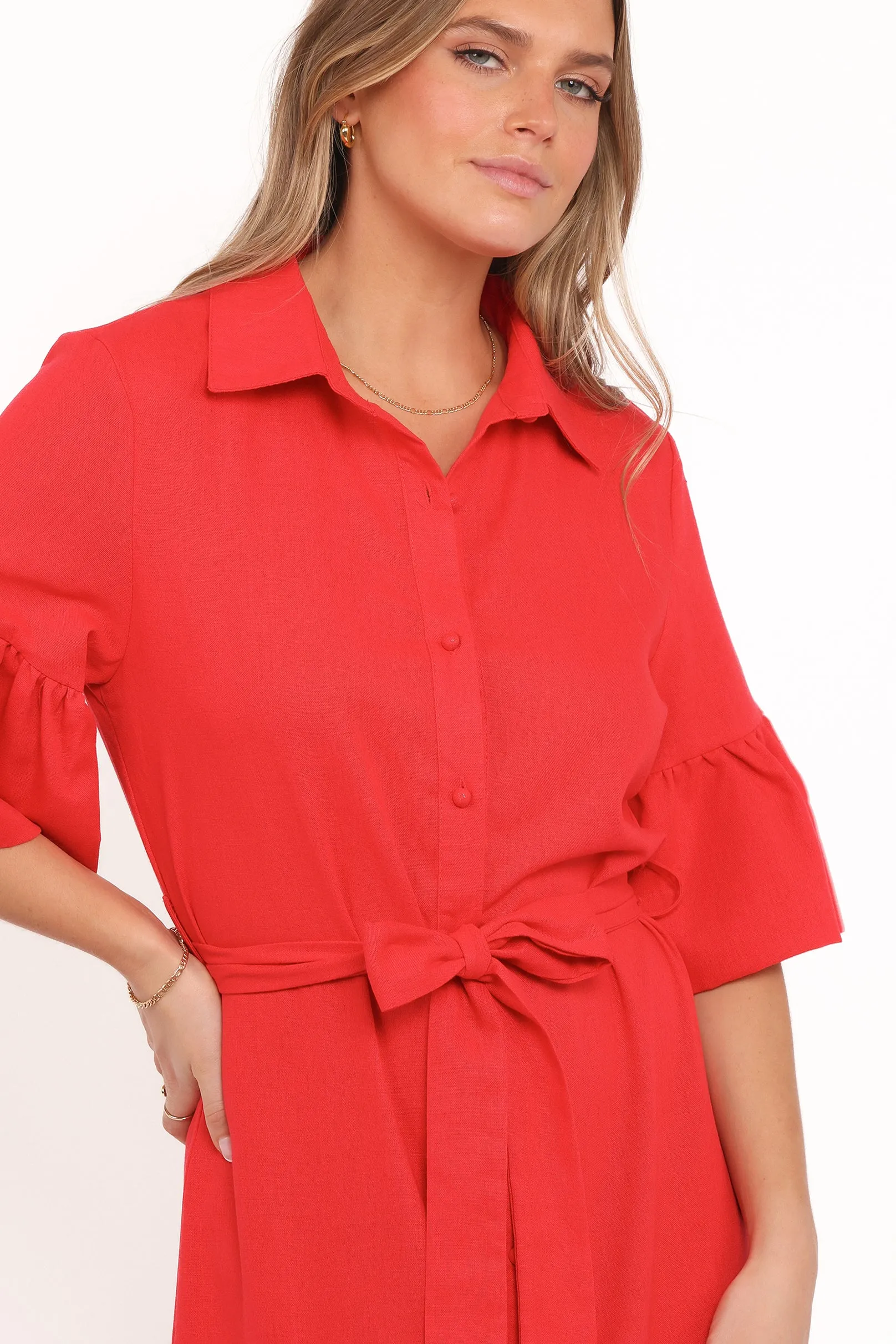 Kirrily Midi Dress - Red sold by Petal & Pup product image thumbnail 2